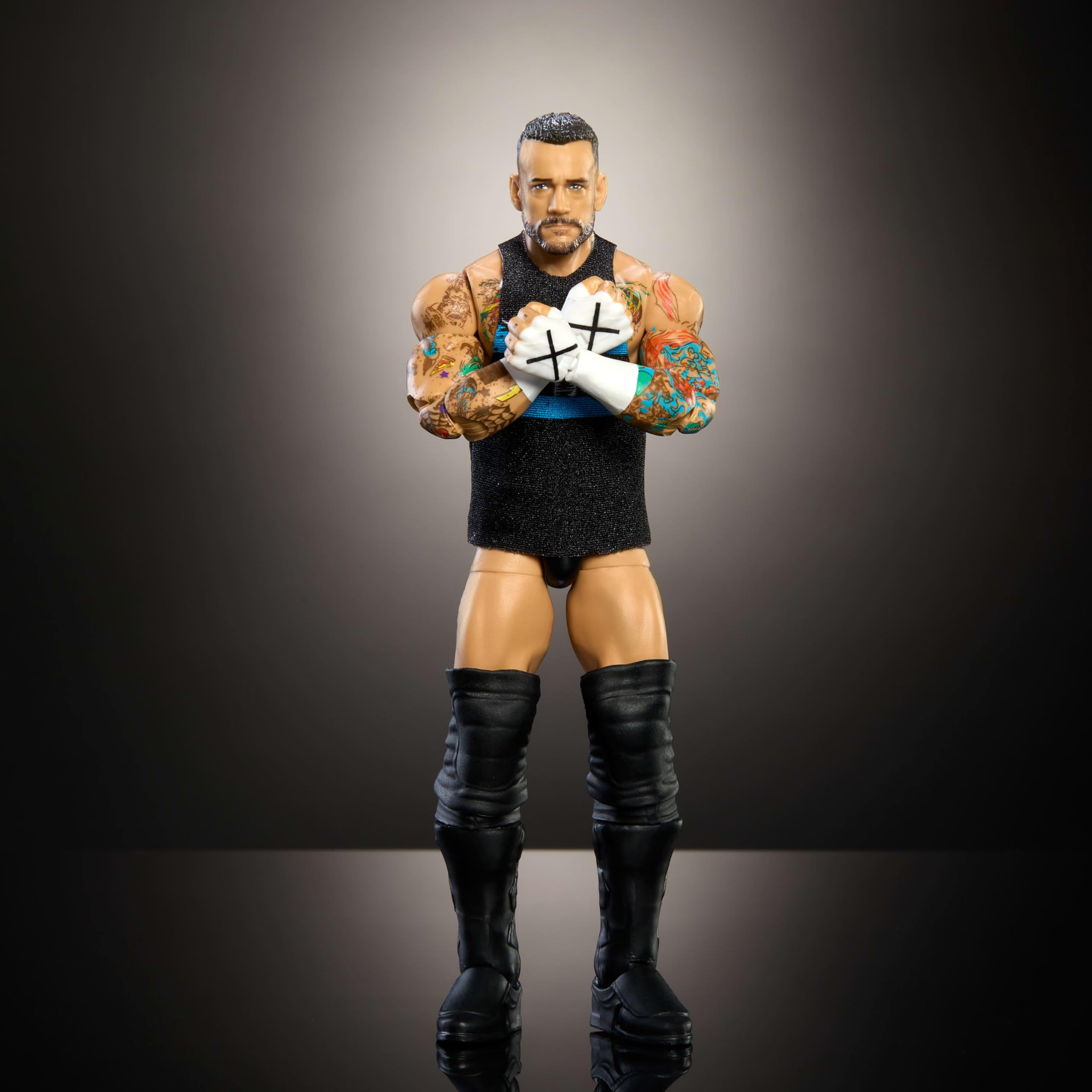 Foto 6 pulgar | Figura De Acción Mattel Wwe Top Picks Elite Cm Punk 15 Cm Con Acc - Venta Internacional.