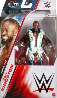Foto 2 | Figura De Acción Mattel Wwe Elite Series #113 De Kofi Kingston, 15 Cm - Venta Internacional.