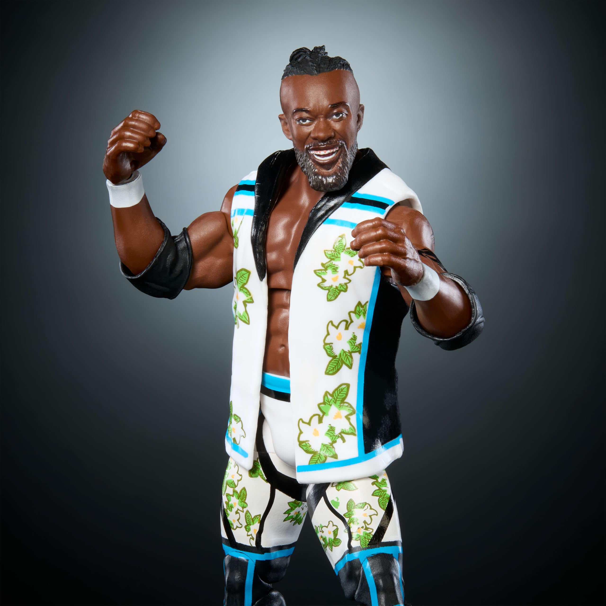 Foto 3 | Figura De Acción Mattel Wwe Elite Series #113 De Kofi Kingston, 15 Cm - Venta Internacional.