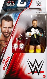 Foto 2 | Figura De Acción Mattel Wwe Elite Cm Punk Series #113 15cm - Venta Internacional.