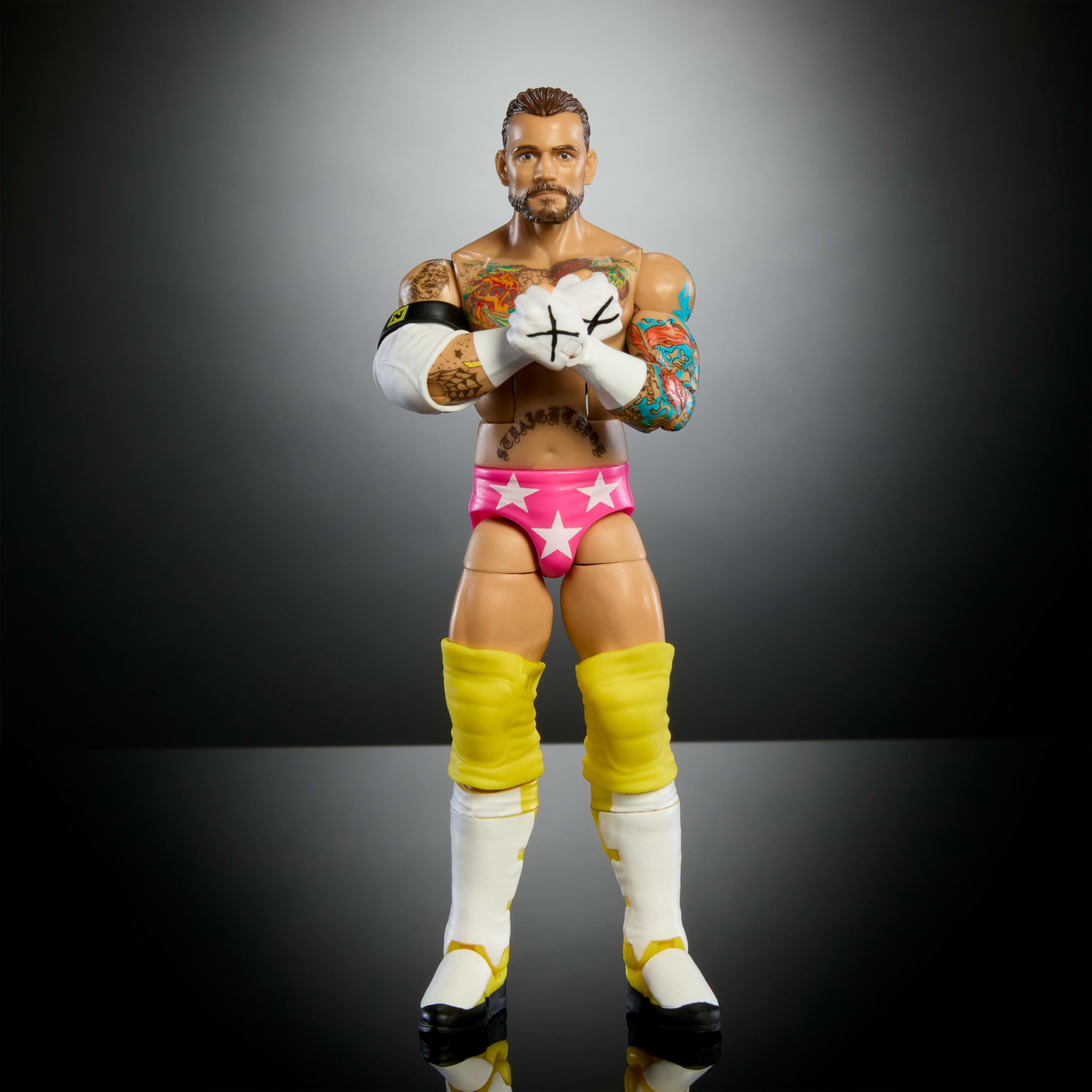 Foto 5 pulgar | Figura De Acción Mattel Wwe Elite Cm Punk Series #113 15cm - Venta Internacional.