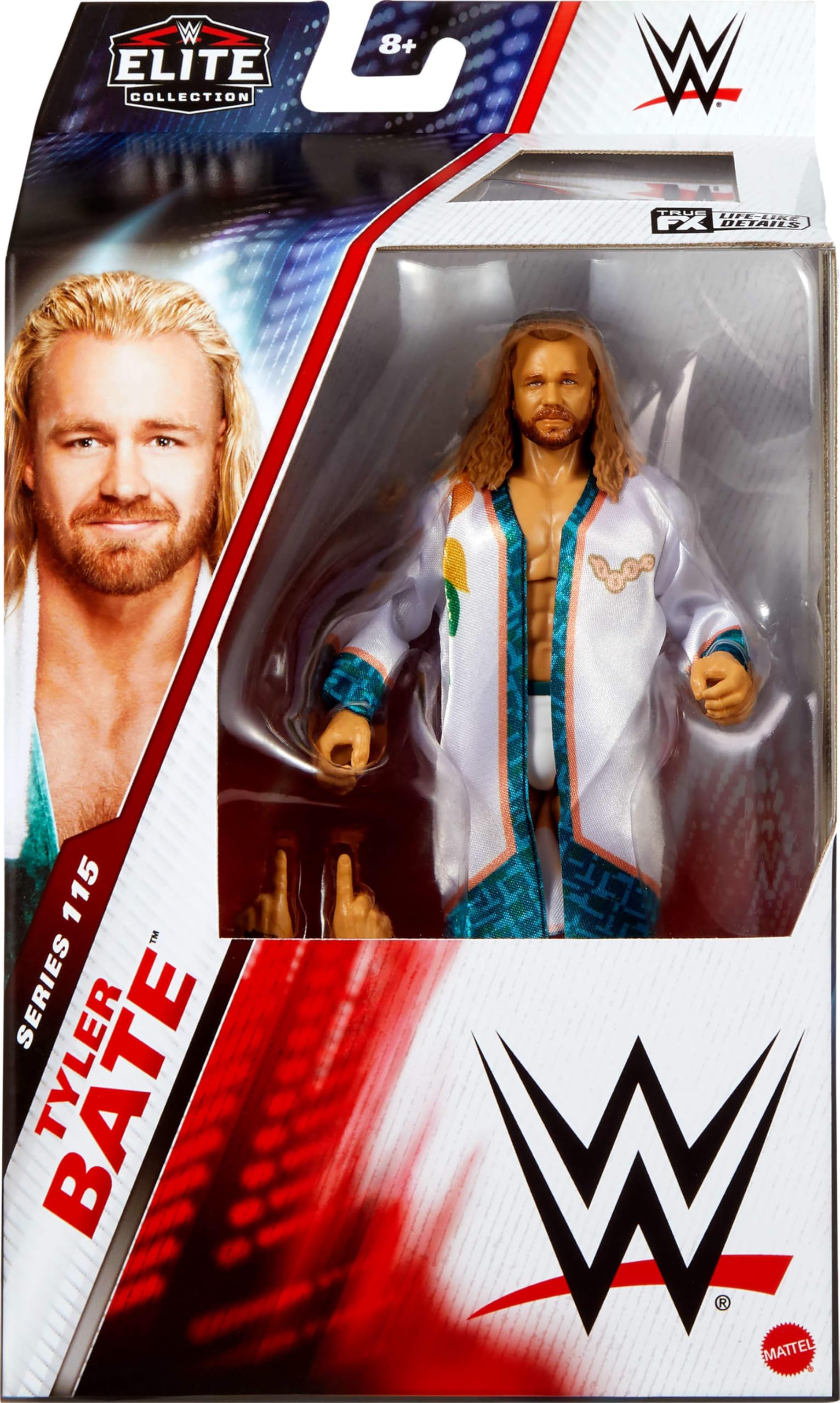 Foto 3 pulgar | Figura De Acción Mattel Wwe Elite Series #115 Tyler Bate De 15 Cm - Venta Internacional.