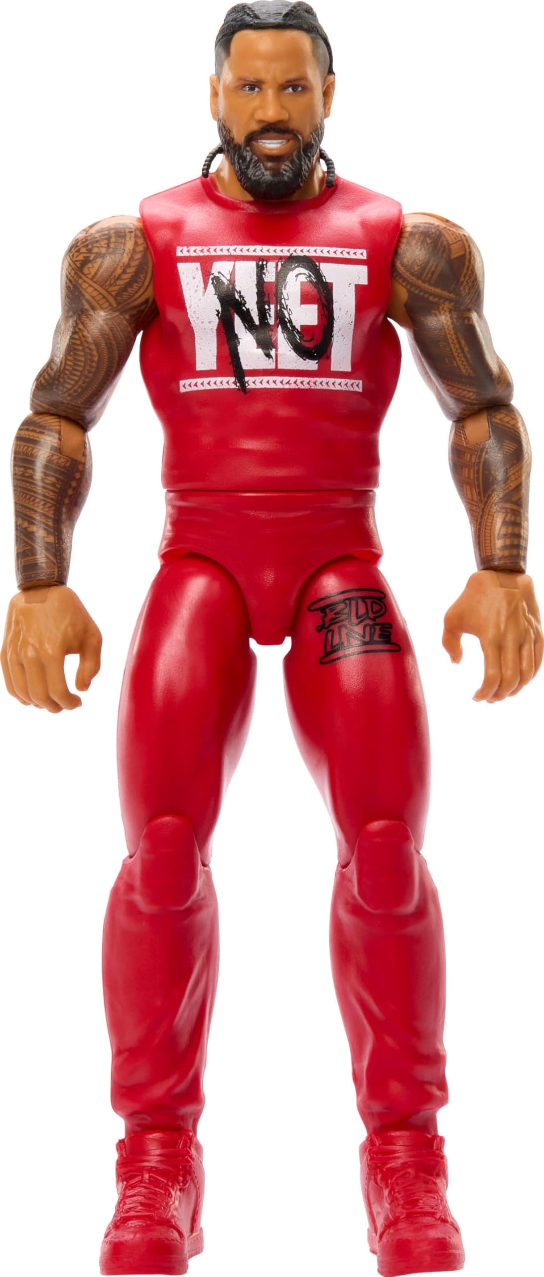Figura De Acción Mattel Wwe Jimmy Uso Main Event Series #155 - Venta Internacional.