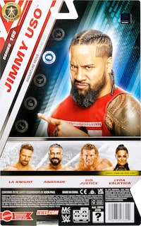 Foto 5 | Figura De Acción Mattel Wwe Jimmy Uso Main Event Series #155 - Venta Internacional.