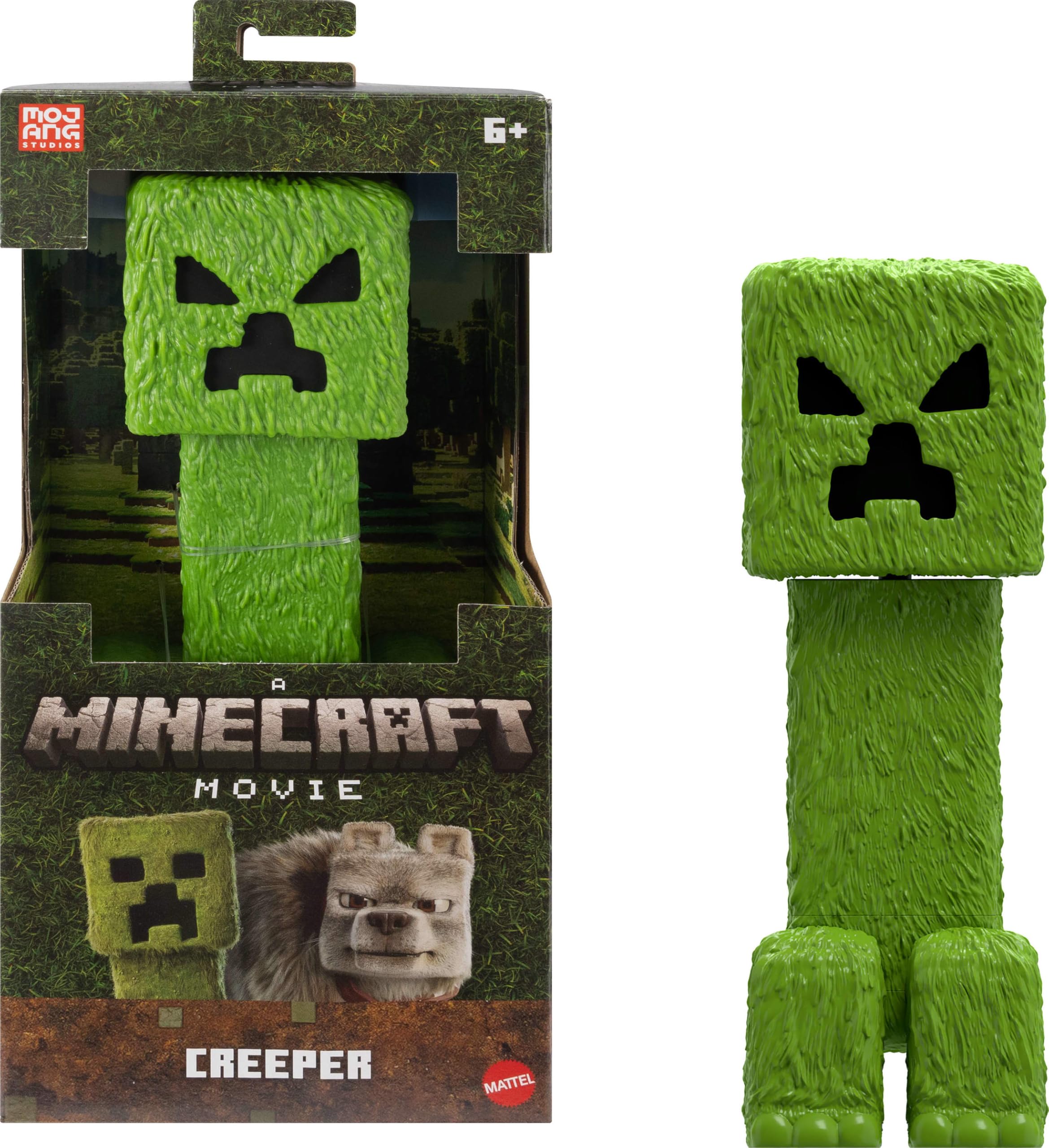 Foto 2 pulgar | Figura De Acción Mattel Inspirada En Minecraft Creeper, 30 Cm, Película - Venta Internacional.