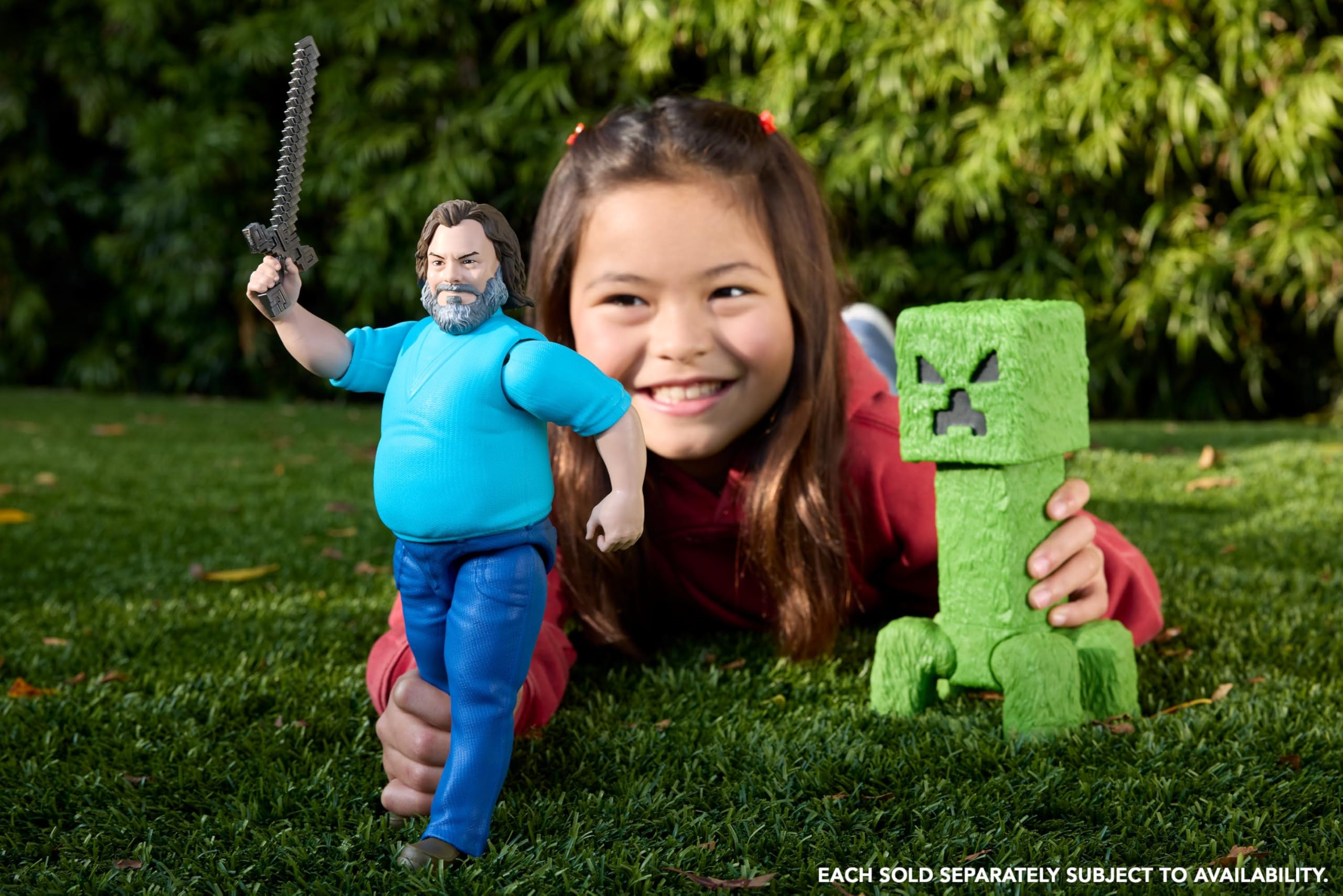 Foto 3 pulgar | Figura De Acción Mattel Inspirada En Minecraft Creeper, 30 Cm, Película - Venta Internacional.