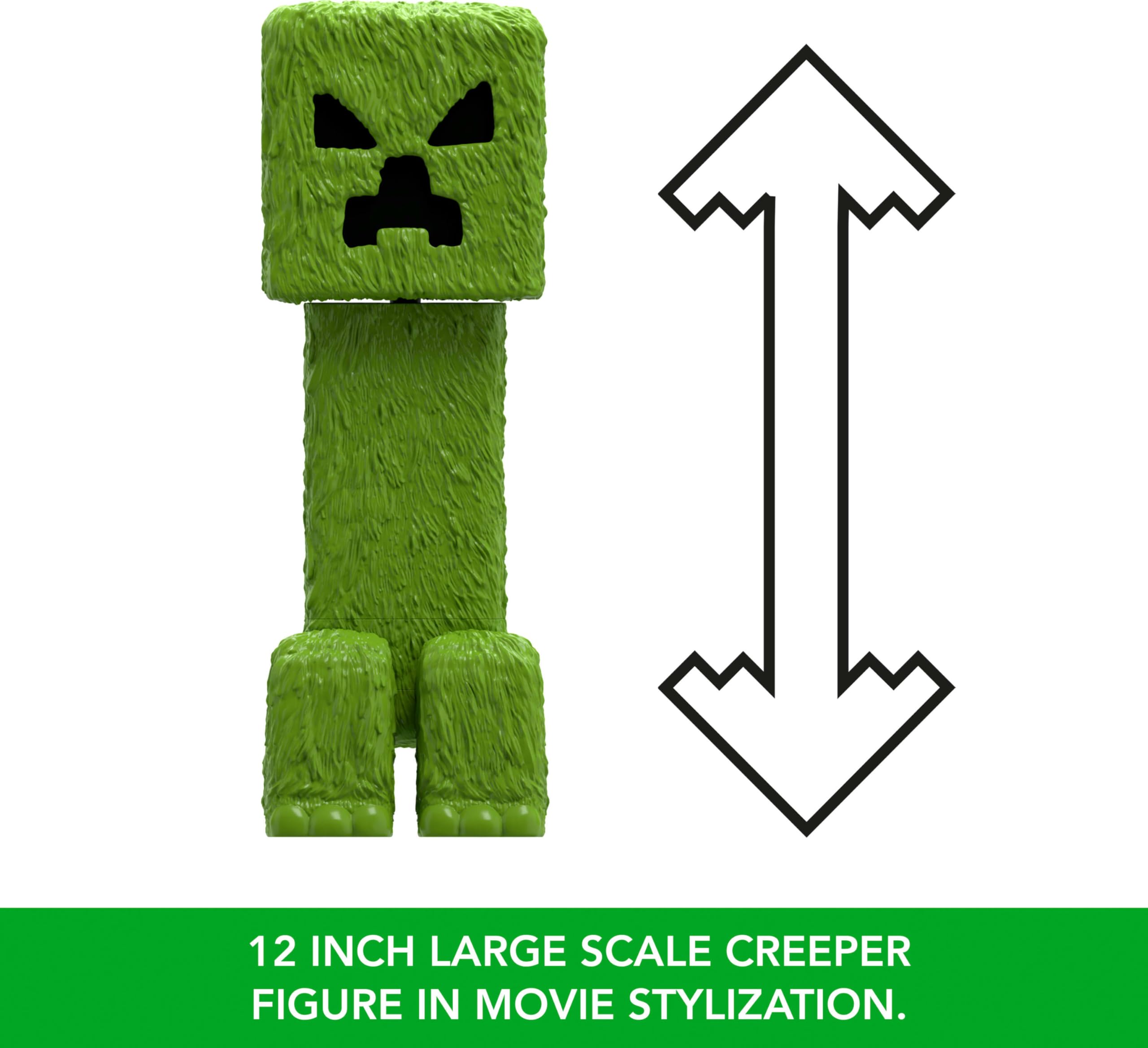 Foto 4 pulgar | Figura De Acción Mattel Inspirada En Minecraft Creeper, 30 Cm, Película - Venta Internacional.