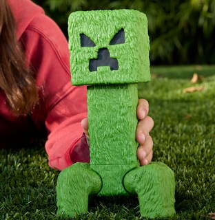 Foto 6 | Figura De Acción Mattel Inspirada En Minecraft Creeper, 30 Cm, Película - Venta Internacional.