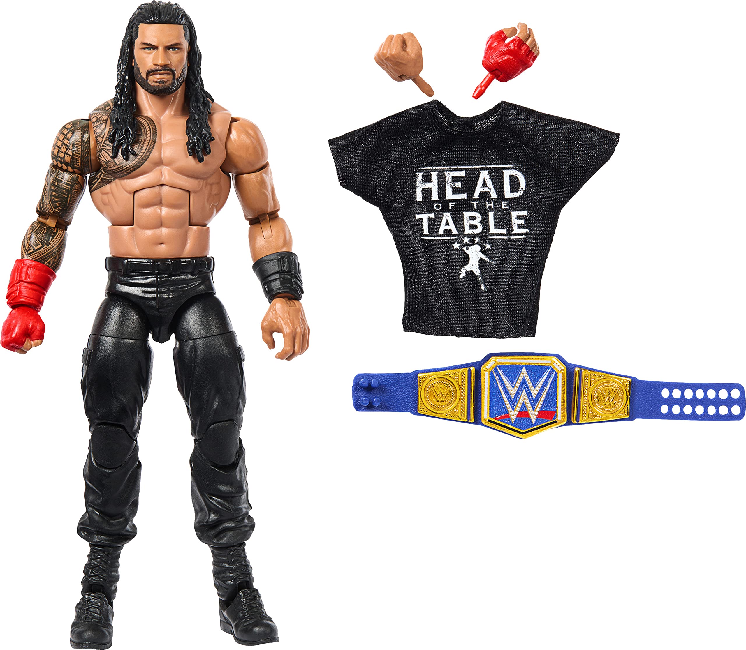 Figura De Acción Mattel Wwe Elite Collection Roman Reigns De 6 Pulgadas - Venta Internacional.