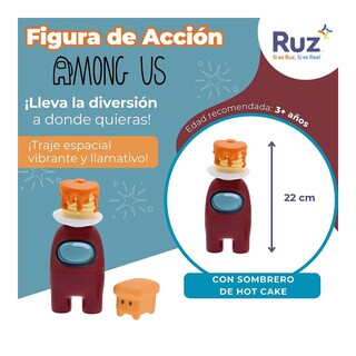 Foto 3 | Figura Ruz Among Us (tripulante Vino 15 Cm)