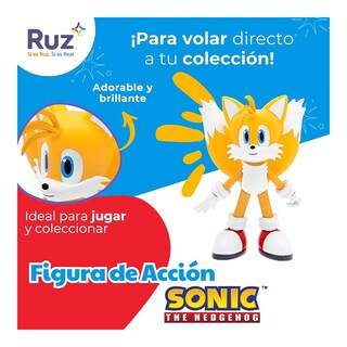 Foto 4 | Figura De Acción Ruz Sonic The Hedgehog (tails 25 Cm Amarillo)