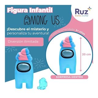 Foto 3 | Figura Ruz Among Us (tripulante Azul 15 Cm)