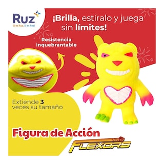 Foto 4 | Figura Estirable Ruz Flexor Evil Bear Factory (gloran 20 Cm Amarillo)