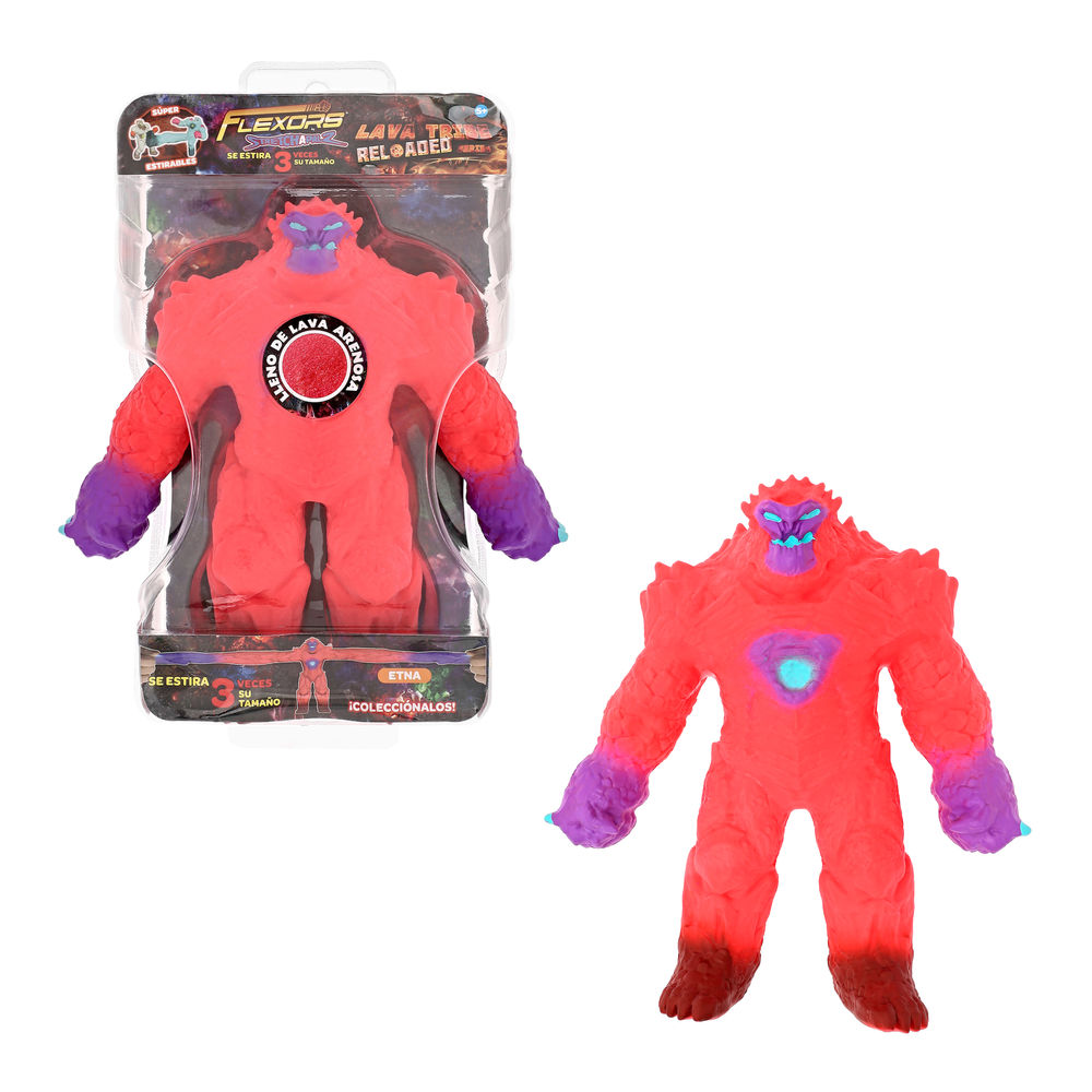 Figura Estirable Ruz Flexors Lava Tribe Reloaded (etna 20 Cm Rosa)