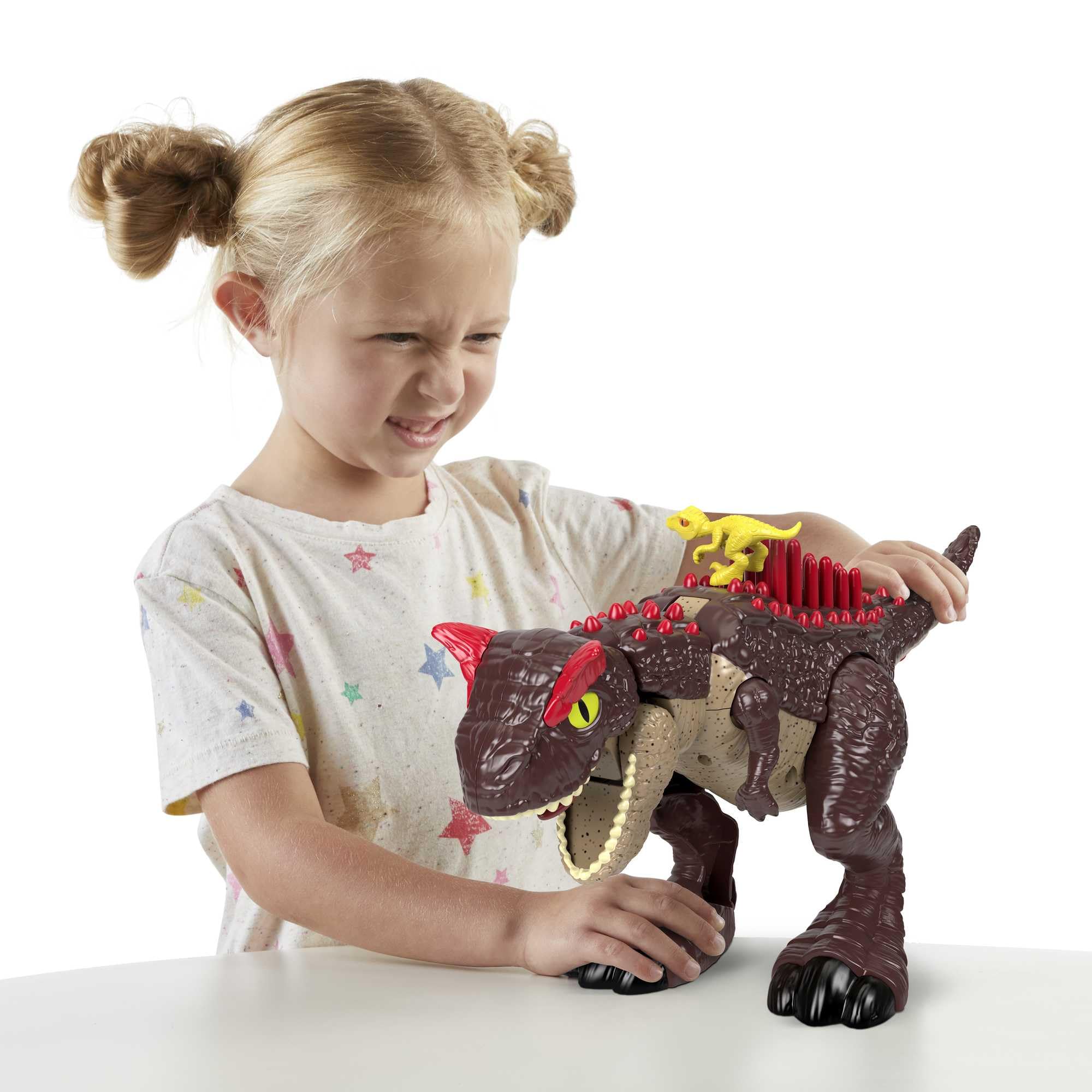Foto 3 pulgar | Juguete De Dinosaurio Fisher-price Imaginext Spike Strike Carnotaurus - Venta Internacional.