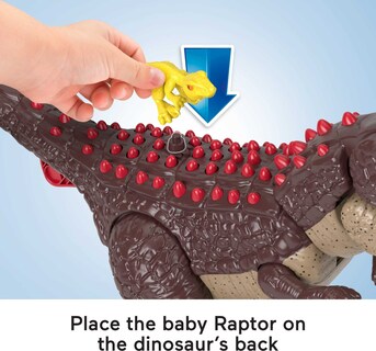 Foto 4 | Juguete De Dinosaurio Fisher-price Imaginext Spike Strike Carnotaurus - Venta Internacional.