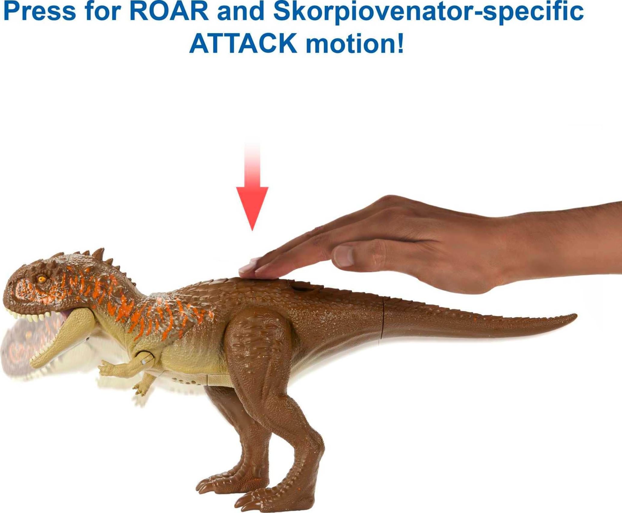 Foto 3 pulgar | Paquete Toy Mattel Jurassic World Survival Instincts Roarin' Battle - Venta Internacional.
