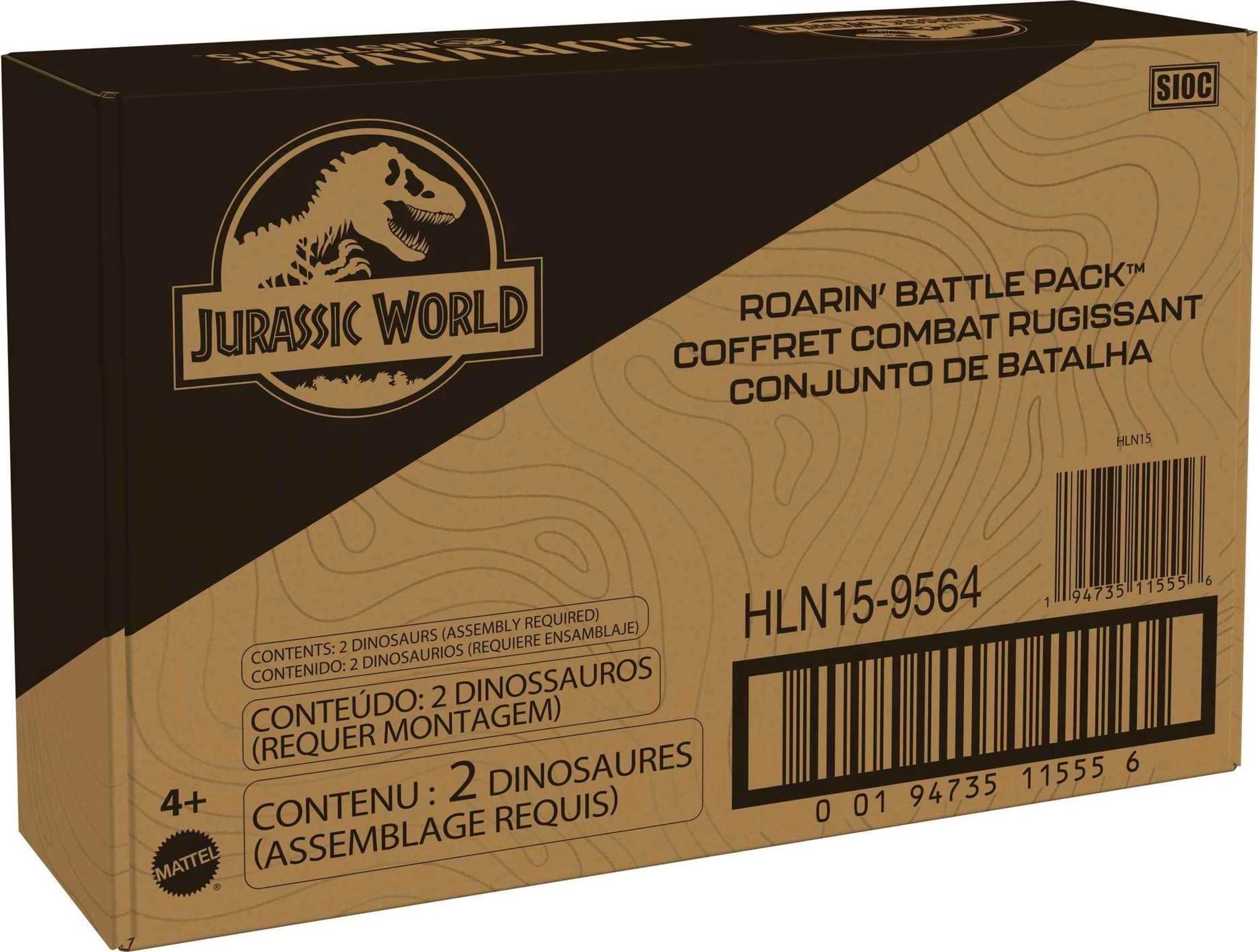 Foto 7 pulgar | Paquete Toy Mattel Jurassic World Survival Instincts Roarin' Battle - Venta Internacional.