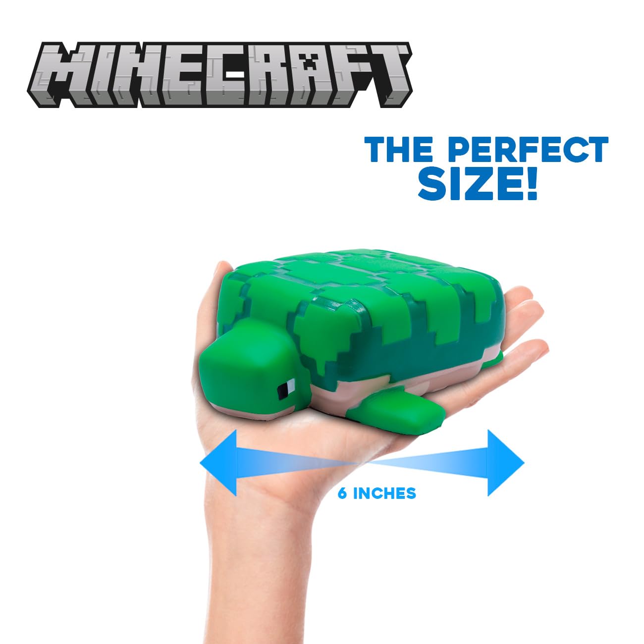 Foto 6 pulgar | Tortuga De Juguete Squishme Minecraft Mega Series 4 - Venta Internacional.