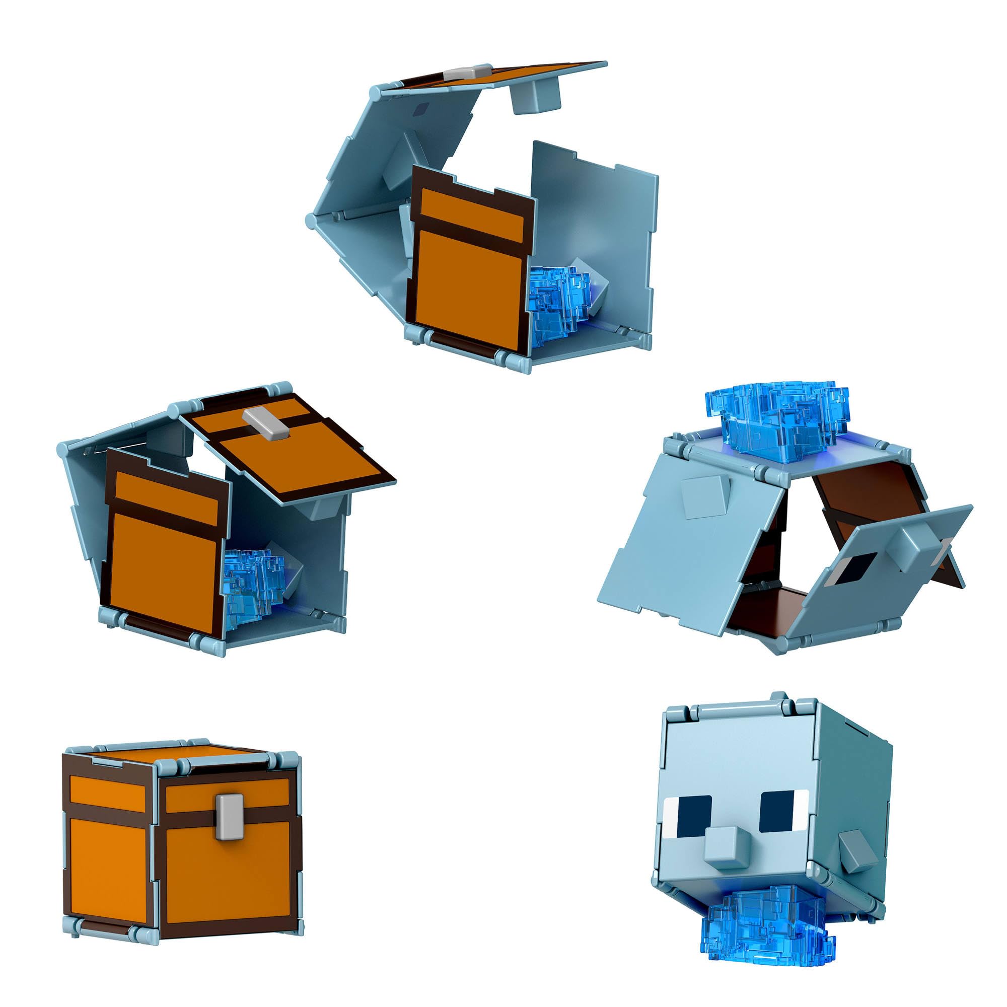 Foto 4 pulgar | Figuras De Acción Mattel Minecraft Flippin' Figs, Paquete De 2 - Venta Internacional.