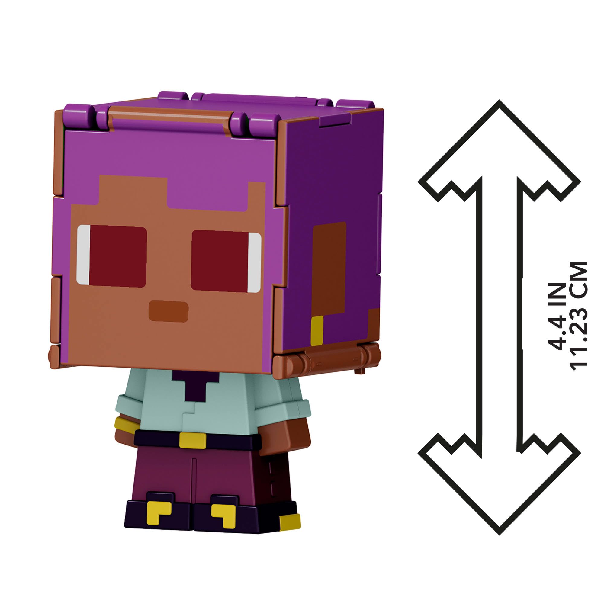 Foto 6 pulgar | Figuras De Acción Mattel Minecraft Flippin' Figs, Paquete De 2 - Venta Internacional.