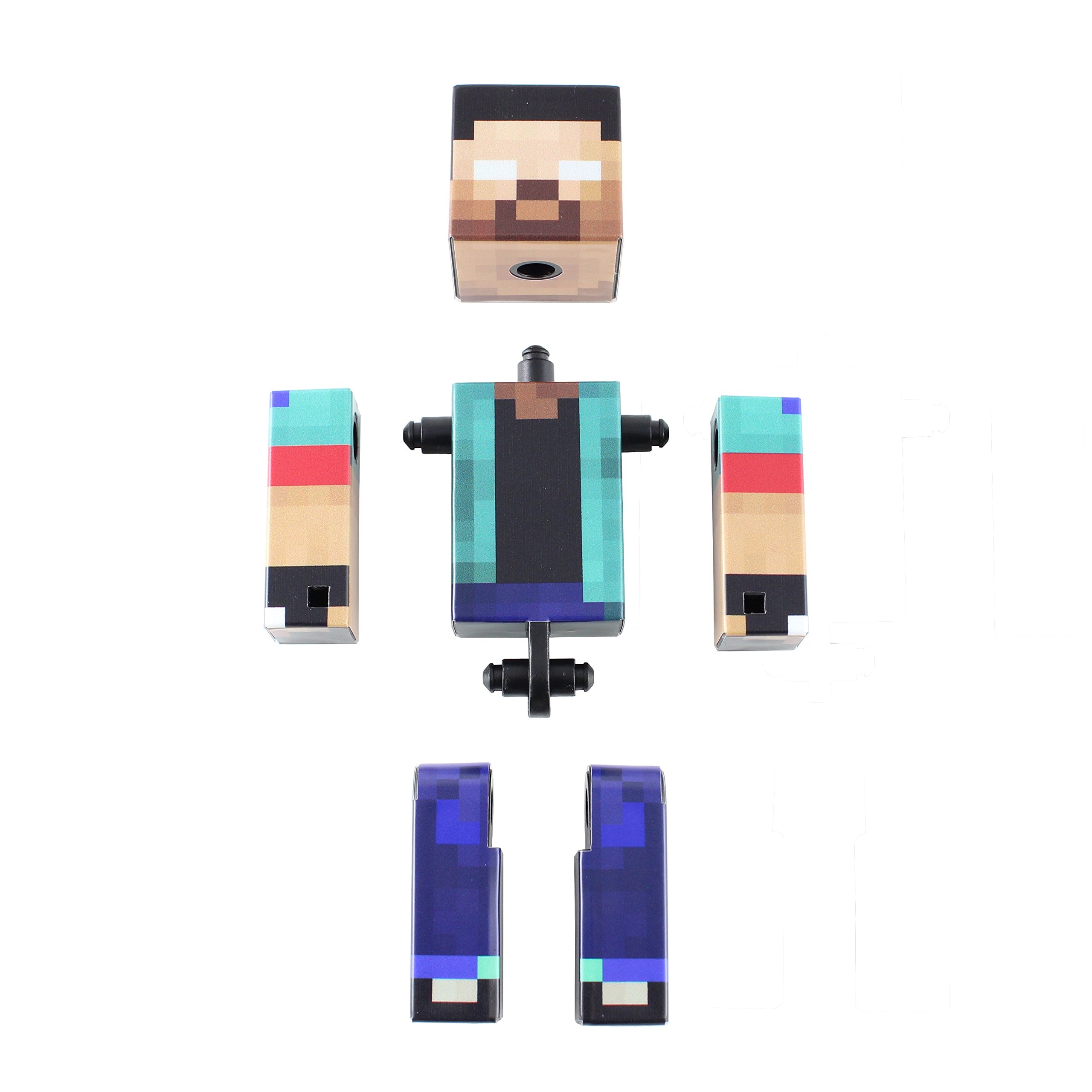 Foto 5 | Figura De Acción Endertoys Herobrine Boy Con Armas De 10 Cm - Venta Internacional.