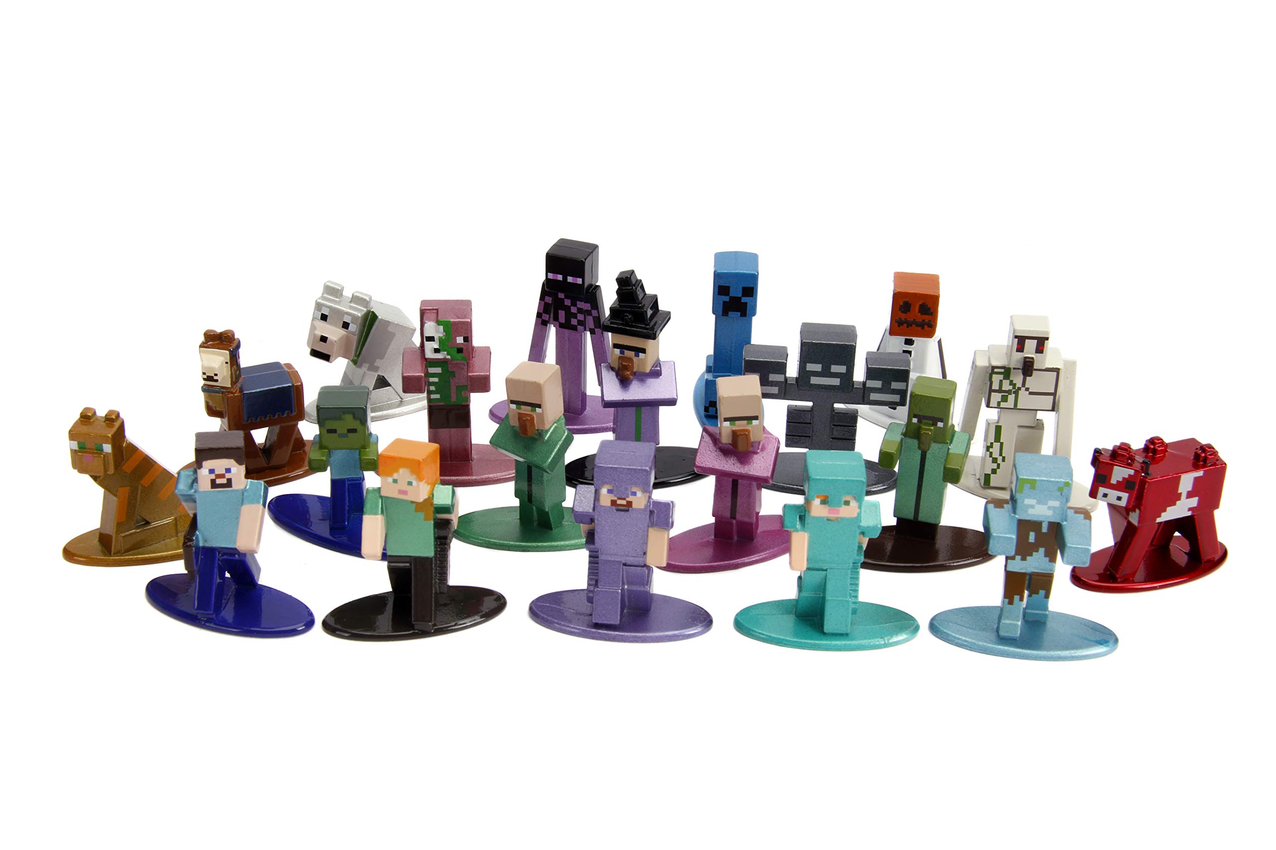 Foto 4 pulgar | Toy Jada Nano Metalligs Minecraft, Paquete De 20 Unidades, Wave 2 - Venta Internacional.