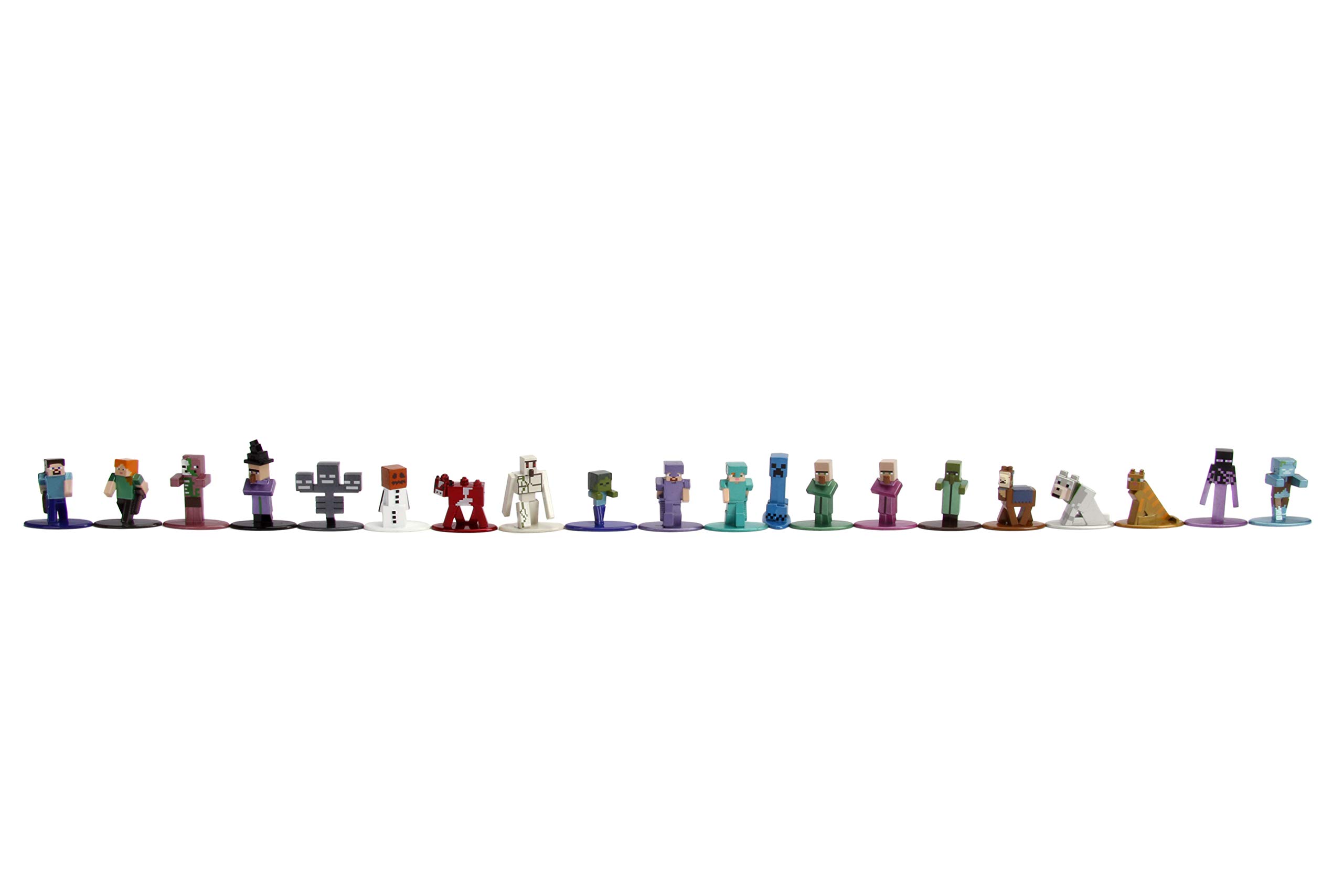 Foto 4 | Toy Jada Nano Metalligs Minecraft, Paquete De 20 Unidades, Wave 2 - Venta Internacional.