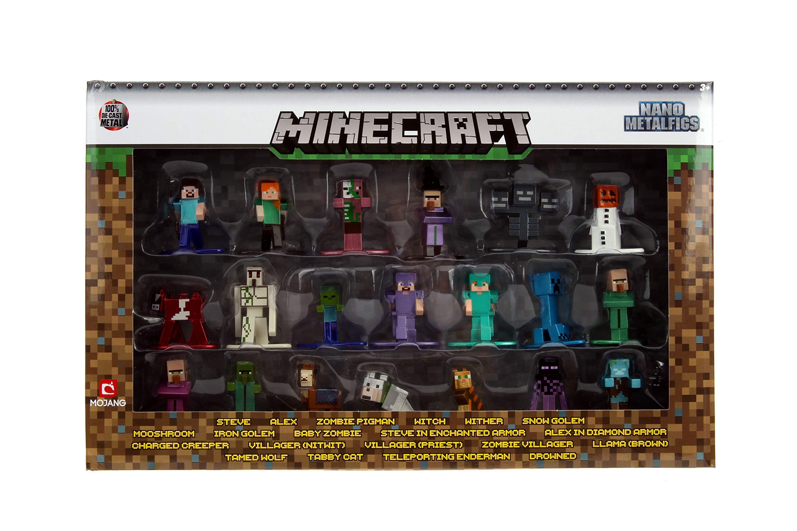 Foto 6 pulgar | Toy Jada Nano Metalligs Minecraft, Paquete De 20 Unidades, Wave 2 - Venta Internacional.