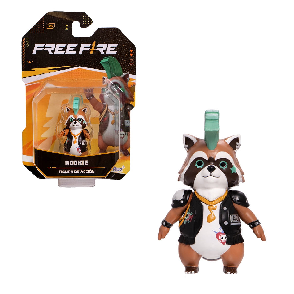 Foto 2 pulgar | Mini Figuras De Acción Ruz Free Fire Mascotas (rookie 7cm)