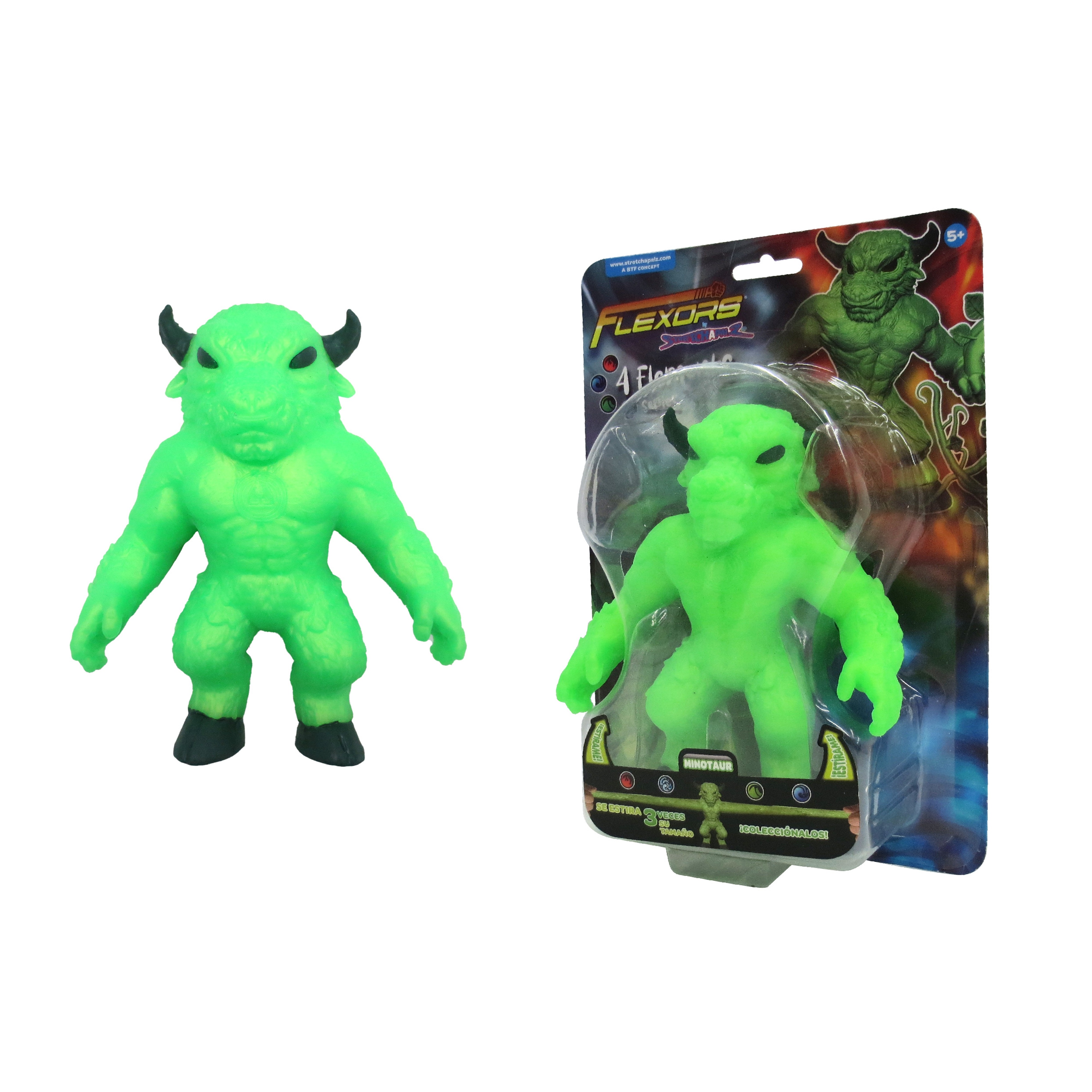 Foto 2 pulgar | Figura Estirable Ruz Flexors Elements (minotaur 15cm)