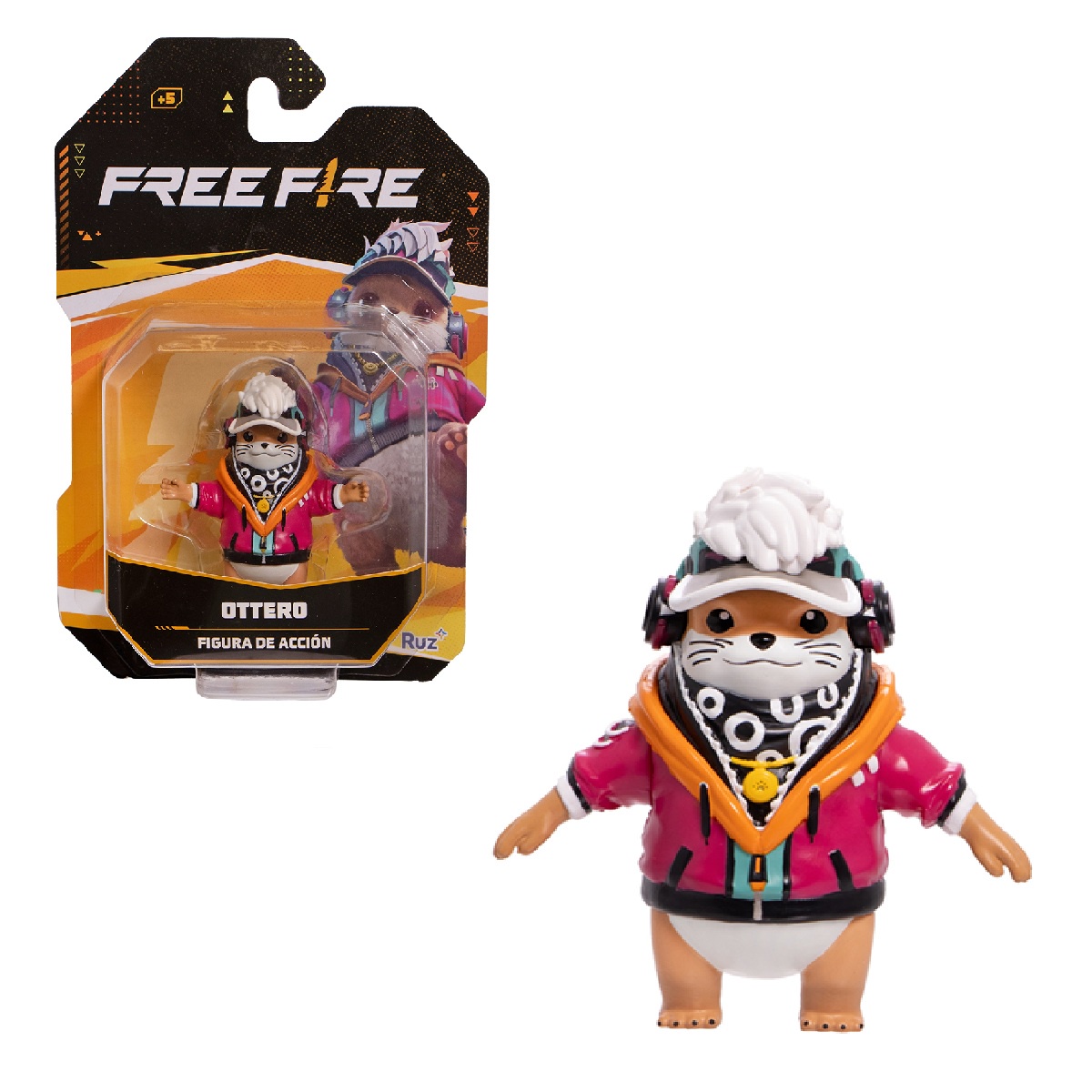 Foto 1 | Mini Figuras De Acción Ruz Free Fire Mascotas (ottero 7cm)