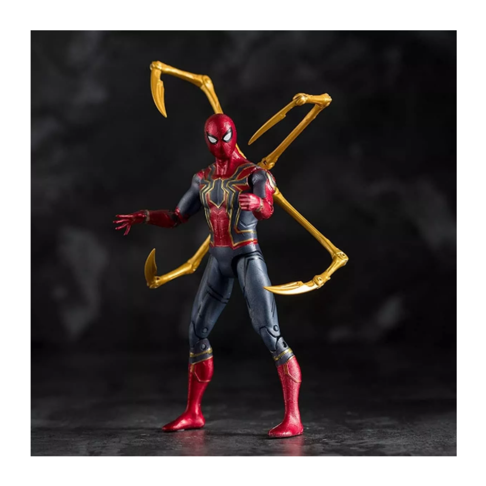 Foto 4 pulgar | Spiderman Con Figura Acción Articulada Con Luz Rojo/azul, Belug