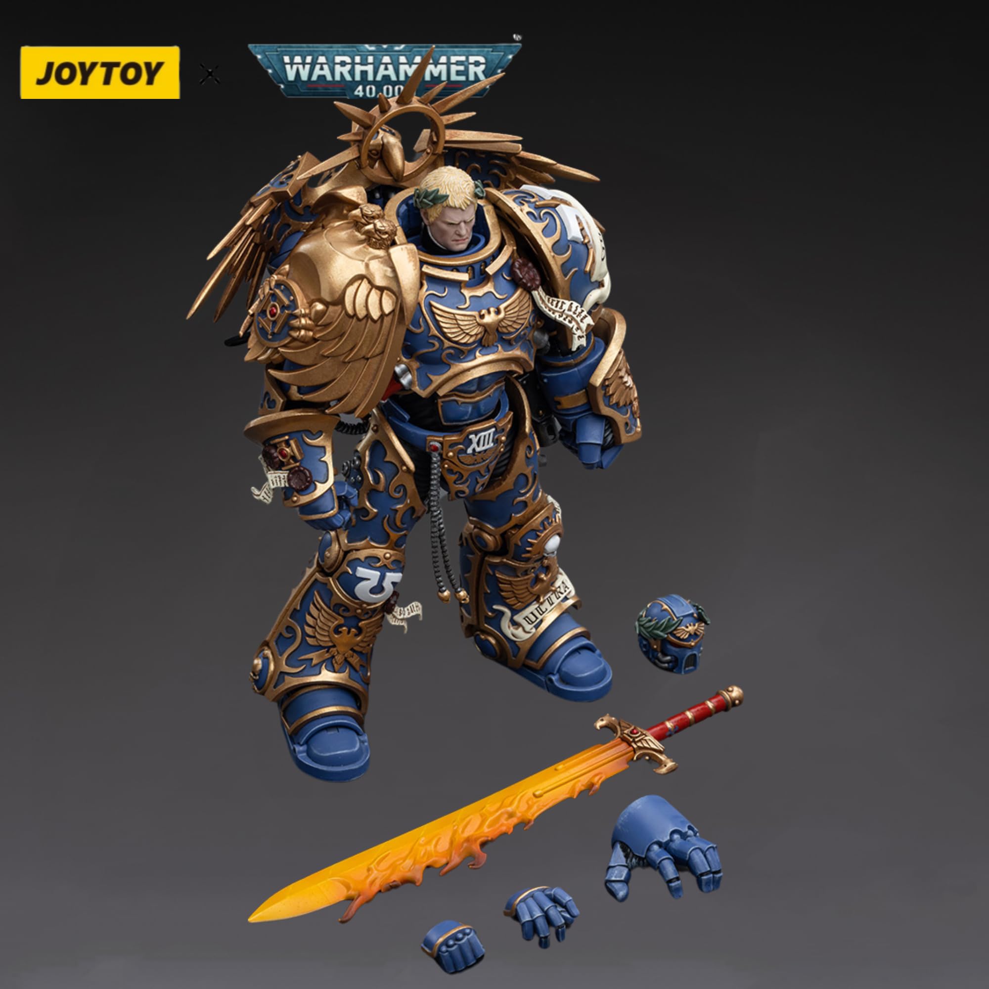 Foto 8 pulgar | Figura De Acción Joytoy Warhammer 40k Ultramarines Roboute Guilliman - Venta Internacional.