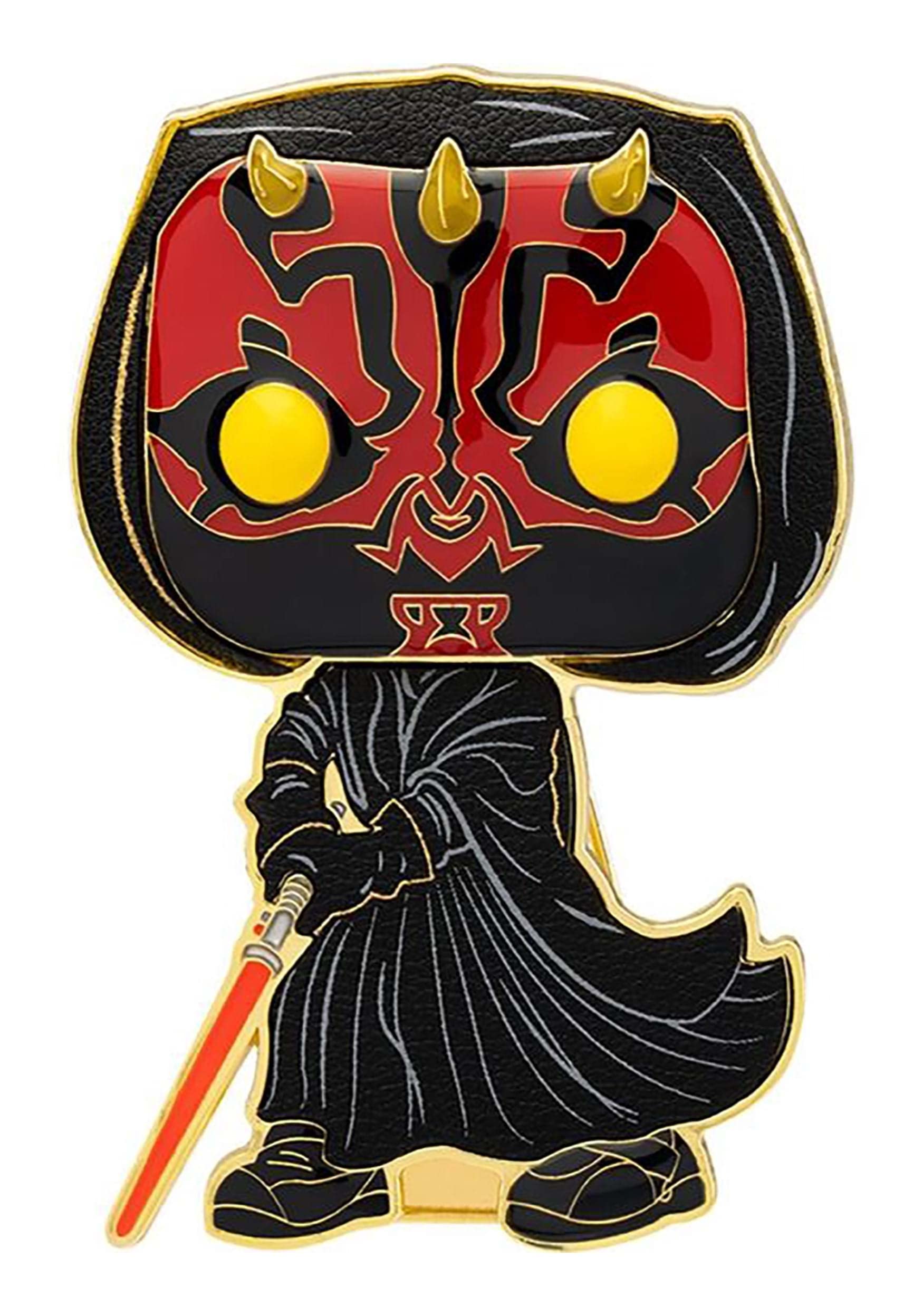 Foto 4 pulgar | Pin De Ropa Funko Pop! Alfileres Star Wars Darth Maul - Venta Internacional.