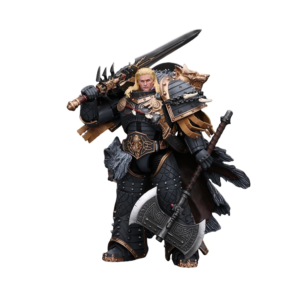 Foto 3 pulgar | Figura De Acción Joytoy Warhammer The Horus Heresy, 18 Cm, Space Wolves - Venta Internacional.