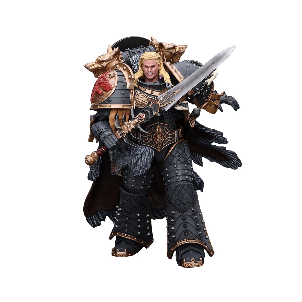 Foto 4 pulgar | Figura De Acción Joytoy Warhammer The Horus Heresy, 18 Cm, Space Wolves - Venta Internacional.