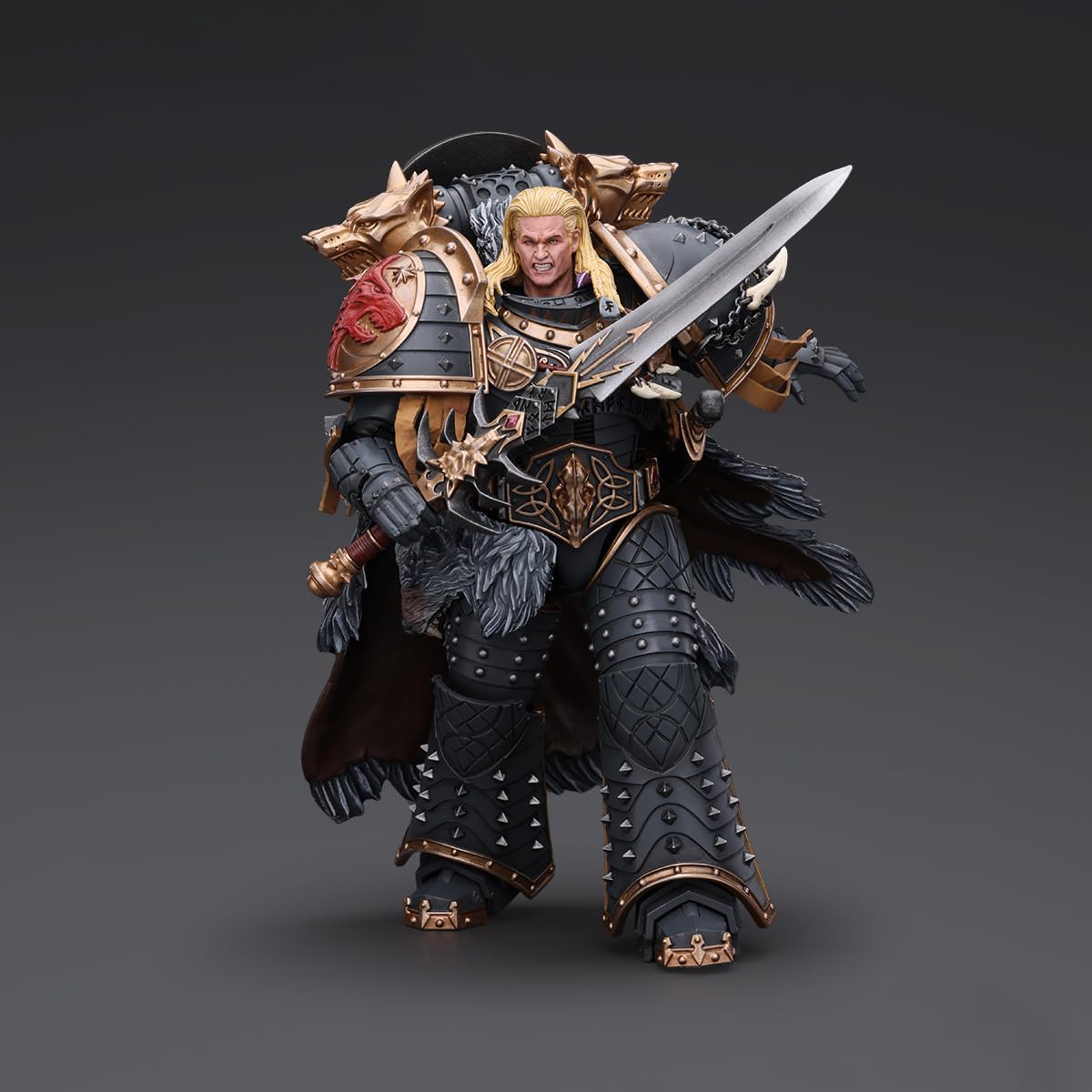 Foto 6 pulgar | Figura De Acción Joytoy Warhammer The Horus Heresy, 18 Cm, Space Wolves - Venta Internacional.