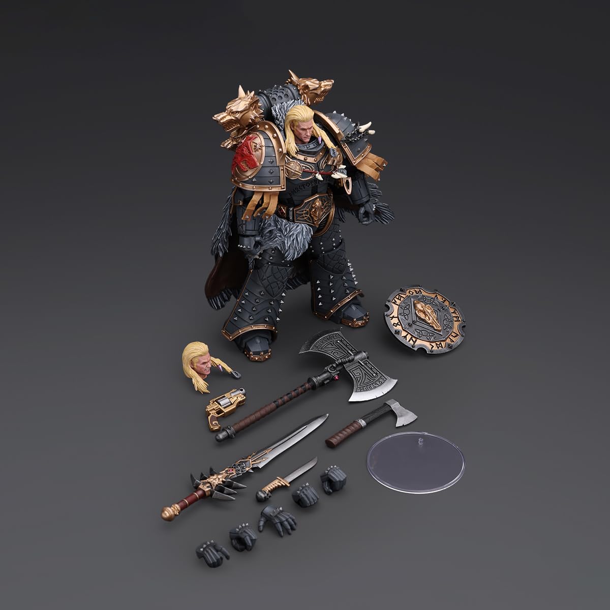 Foto 8 pulgar | Figura De Acción Joytoy Warhammer The Horus Heresy, 18 Cm, Space Wolves - Venta Internacional.