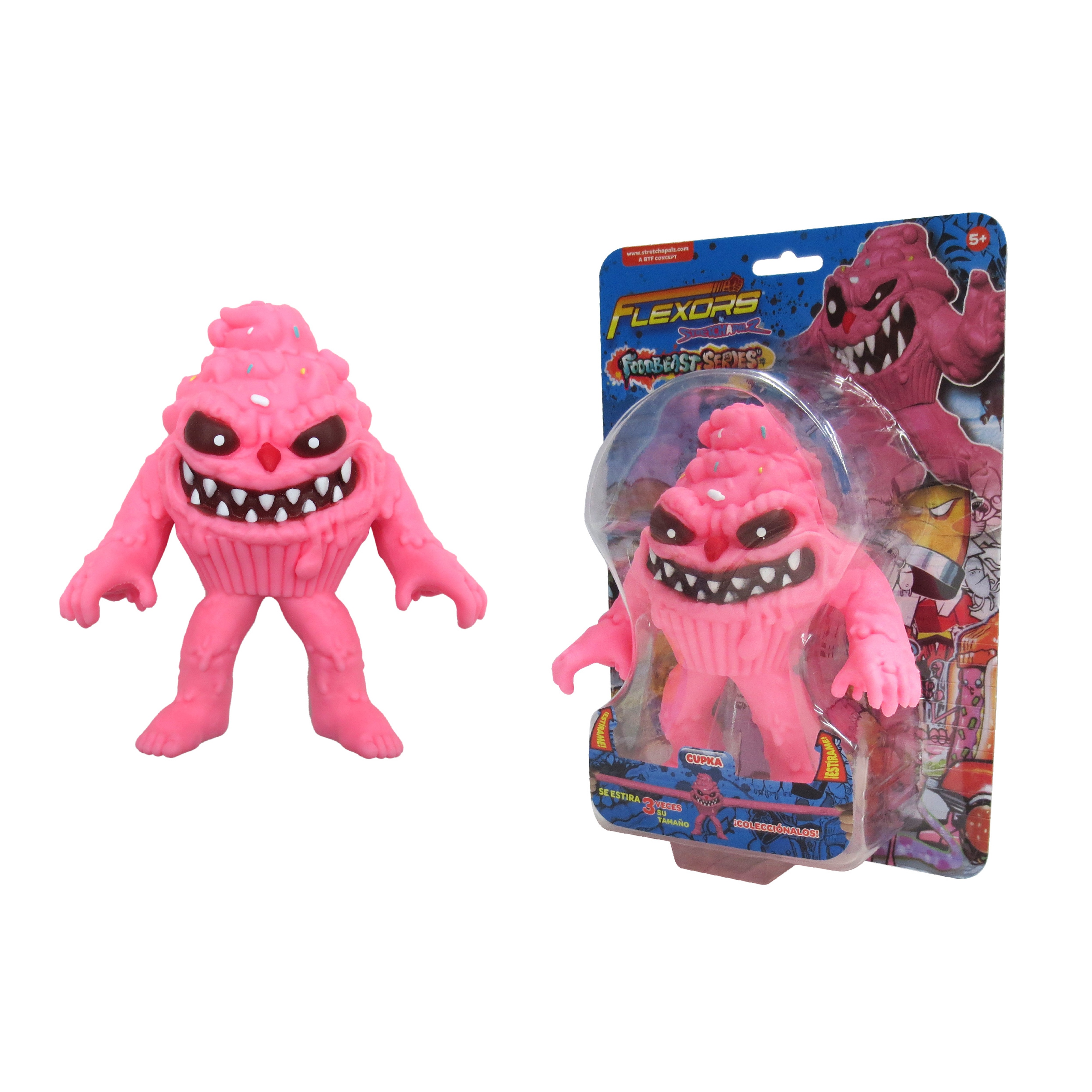 Foto 2 pulgar | Figura Estirable Ruz Flexors Food Beasts Cupka 15cm