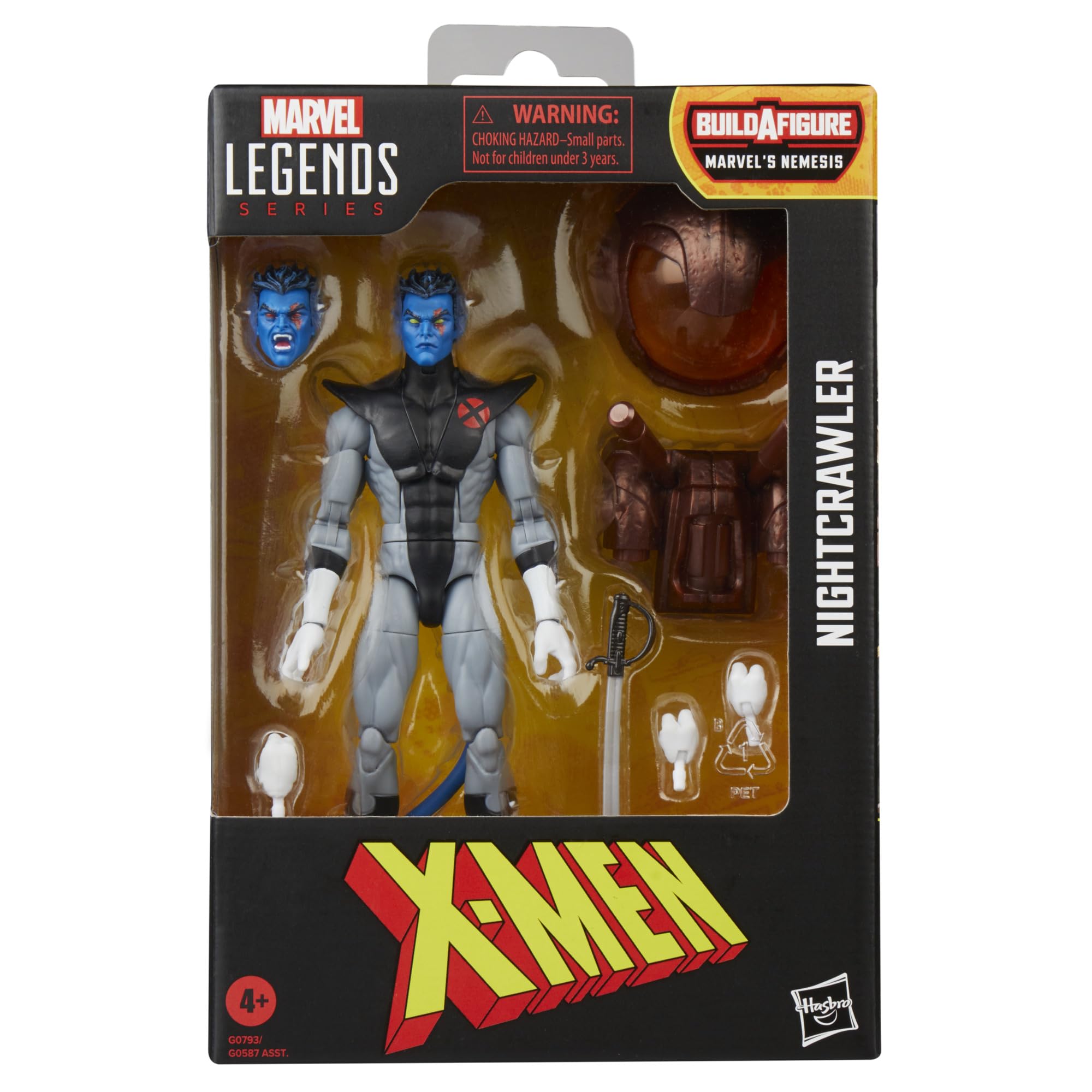 Foto 3 pulgar | Figura De Acción Marvel Legends Series Nightcrawler X-men - Venta Internacional.