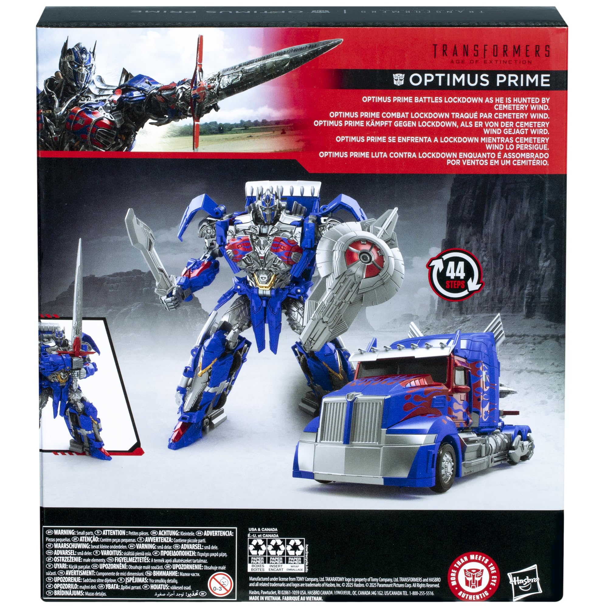 Foto 6 pulgar | Figura De Acción Optimus Prime, Líder De La Serie Transformers Studio - Venta Internacional.