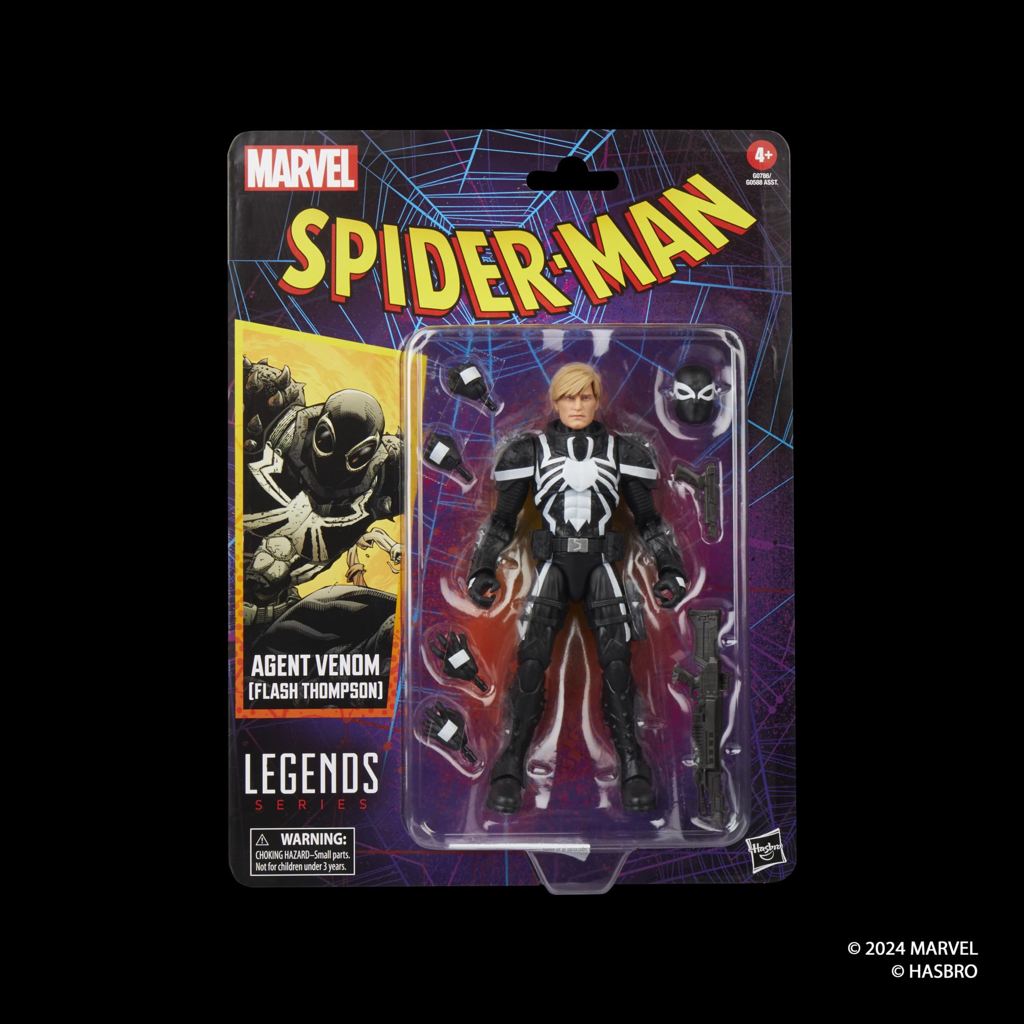 Foto 3 pulgar | Figura De Acción Agent Venom De La Serie Marvel Legends 15 Cm - Venta Internacional.