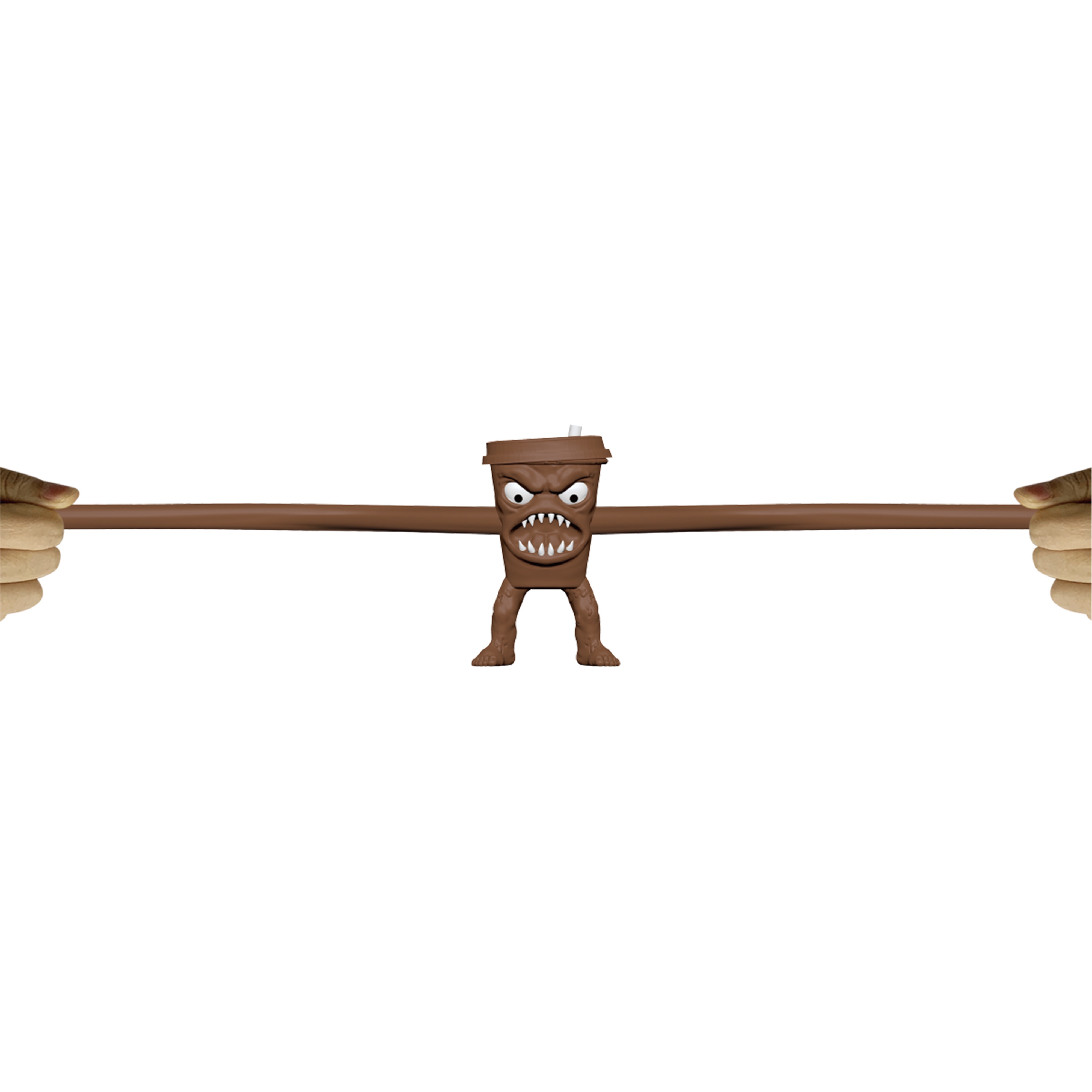 Foto 5 pulgar | Figura Estirable Ruz Flexors Food Beasts Coff 15cm