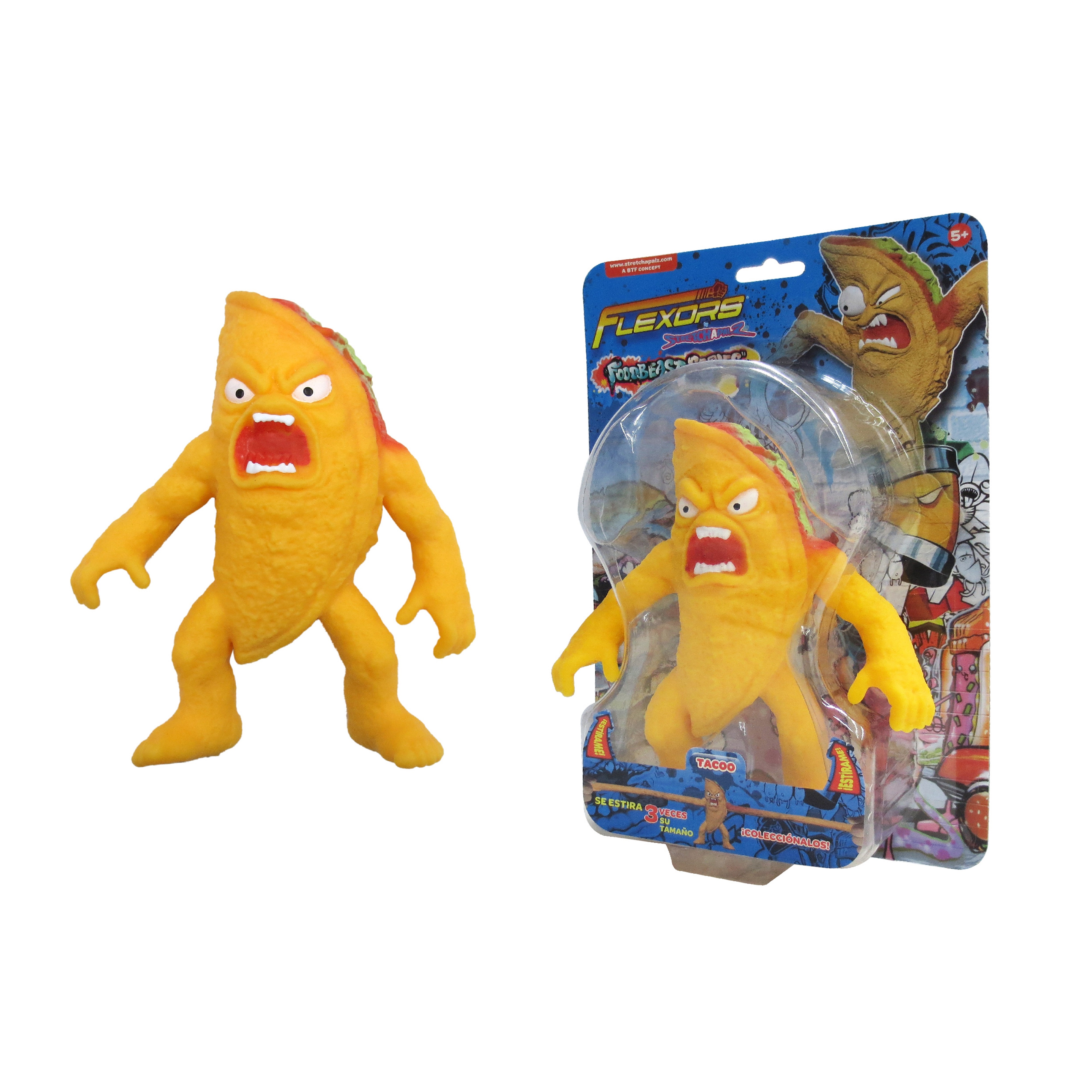 Foto 2 pulgar | Figura Estirable Ruz Flexors Food Beasts Picato 15cm
