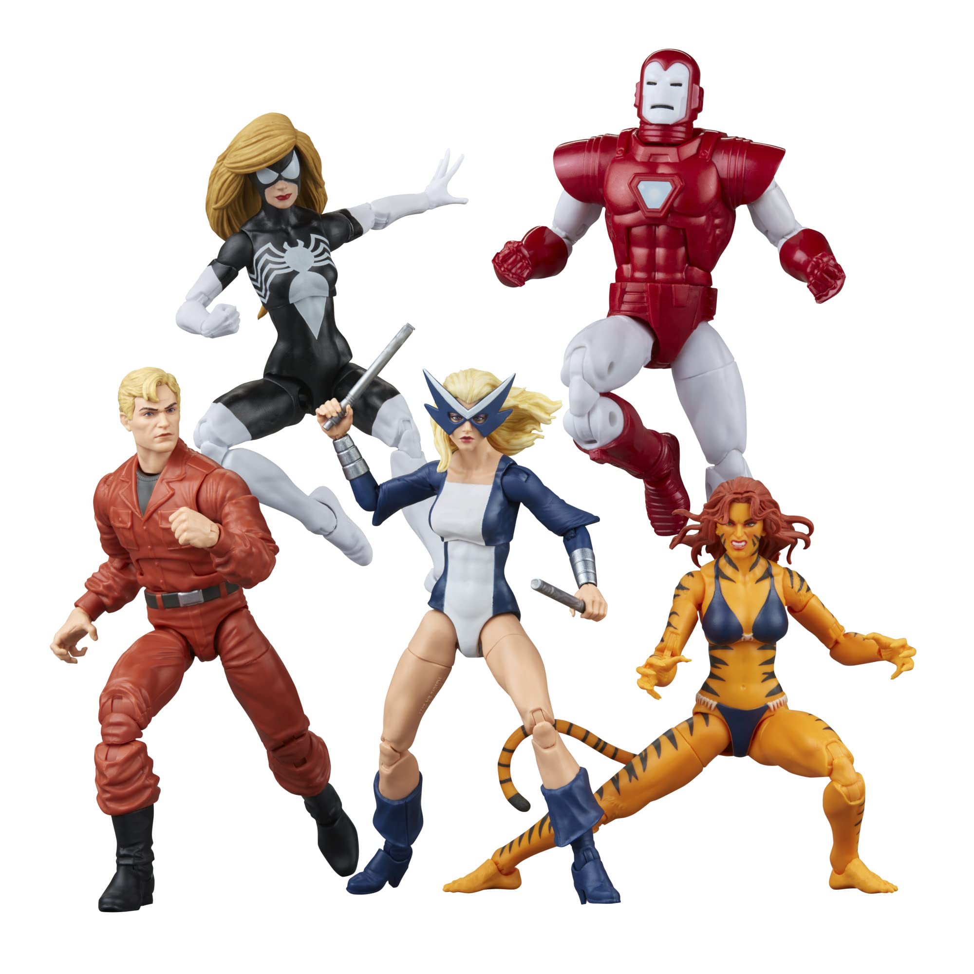 Foto 2 pulgar | Figuras De Acción Marvel Legends The West Coast Avengers X5 - Venta Internacional.