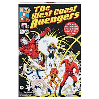 Foto 2 | Figuras De Acción Marvel Legends The West Coast Avengers X5 - Venta Internacional.
