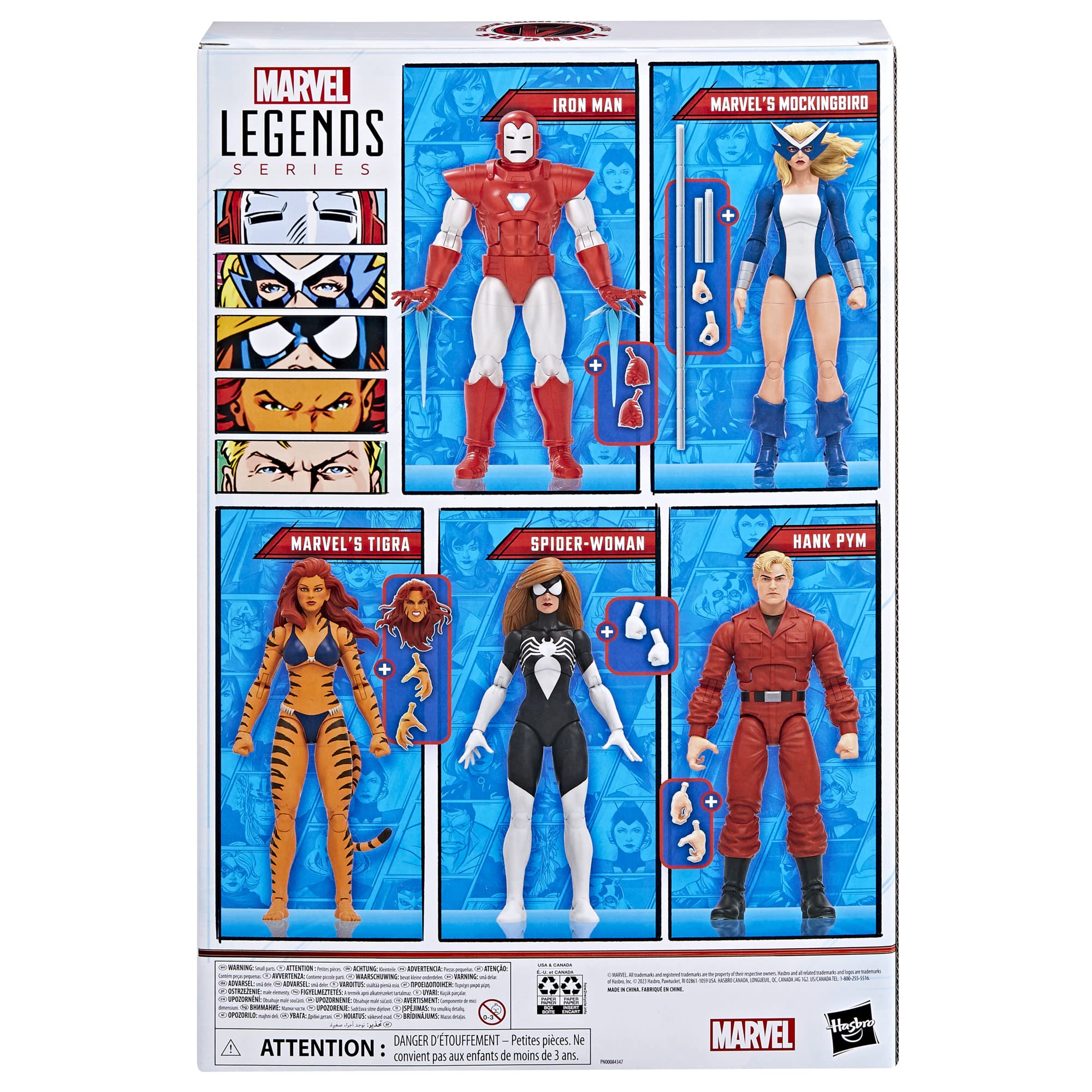 Foto 4 pulgar | Figuras De Acción Marvel Legends The West Coast Avengers X5 - Venta Internacional.