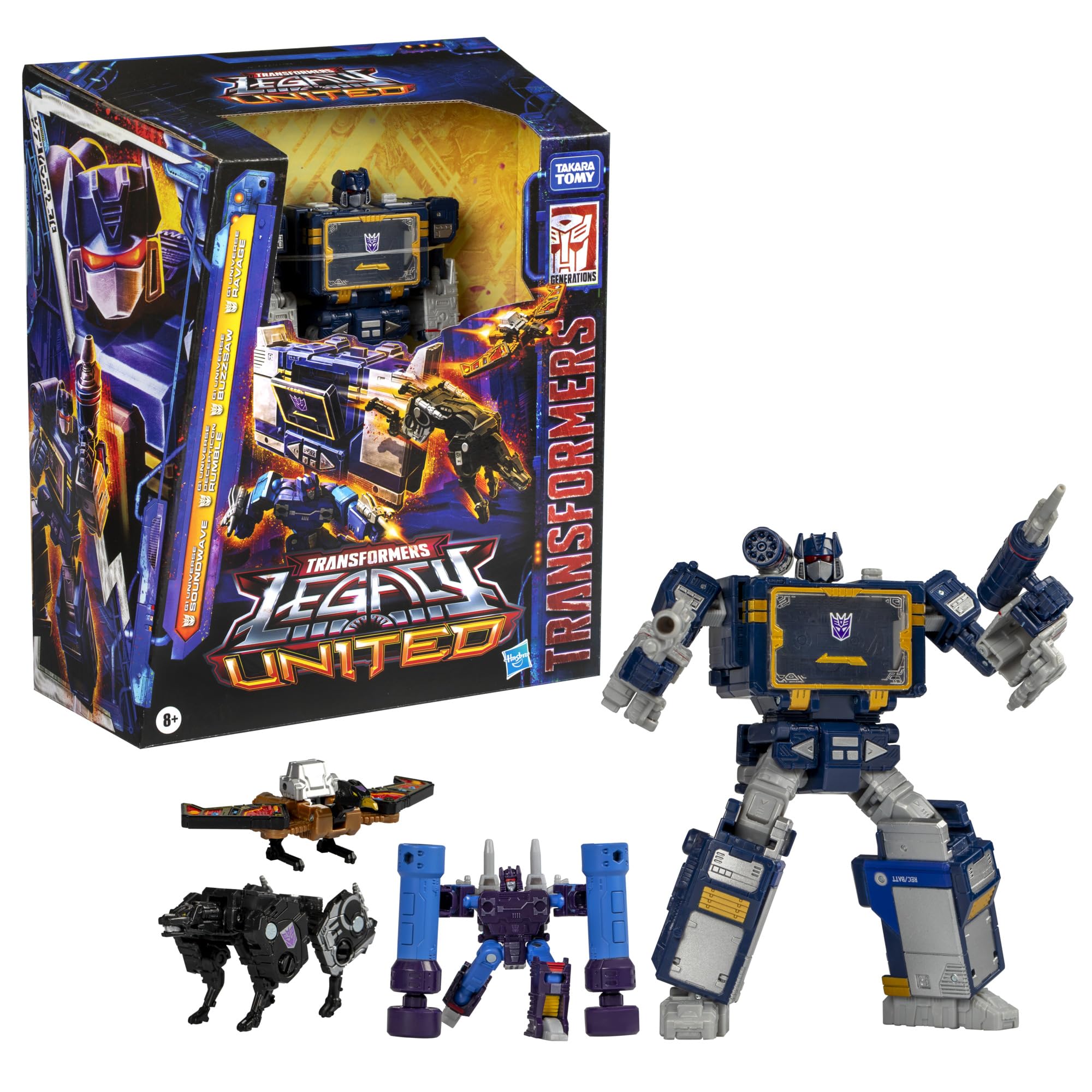 Foto 4 pulgar | Figura De Acción Transformers Legacy United Voyager Soundwave - Venta Internacional.