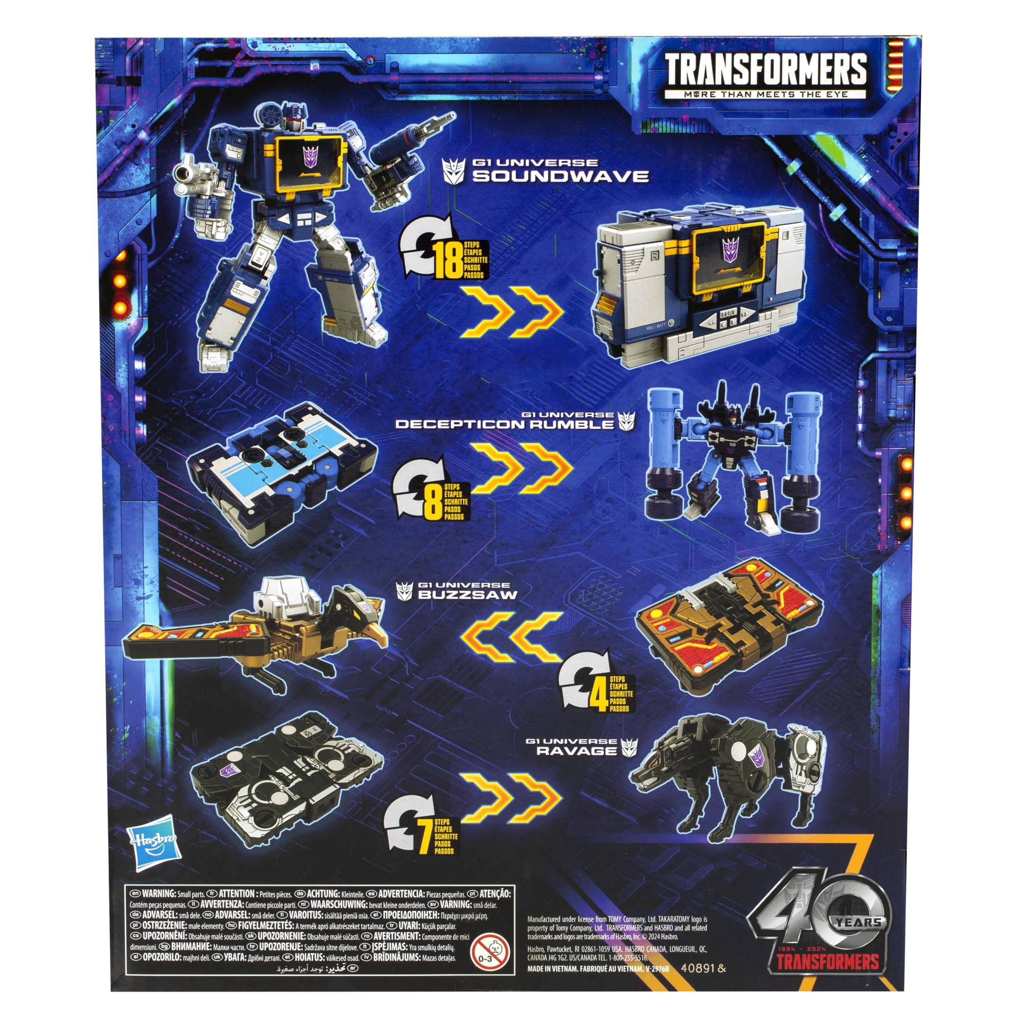 Foto 6 pulgar | Figura De Acción Transformers Legacy United Voyager Soundwave - Venta Internacional.